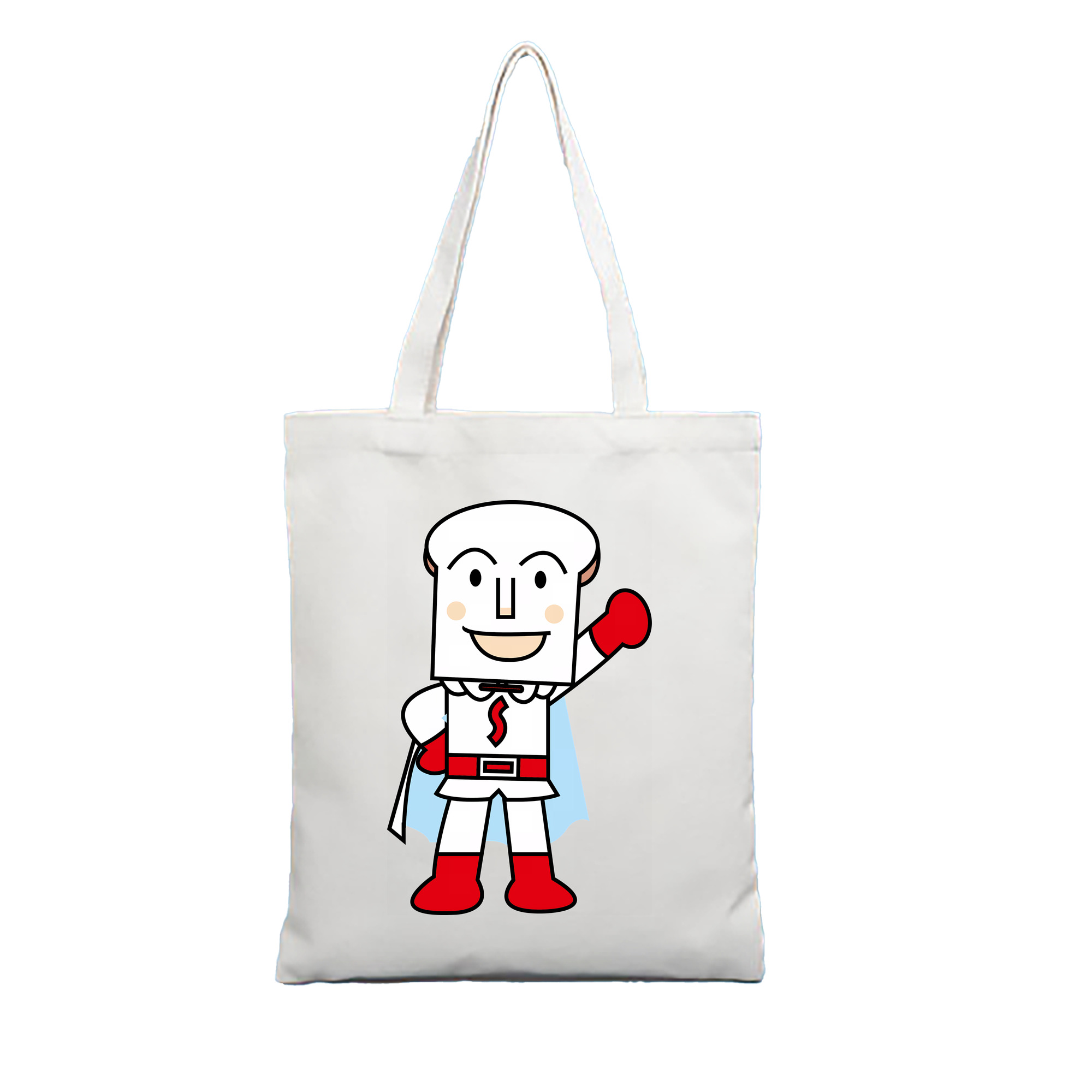 （画像用） アンパンマン Anpanman 縦型キャンバス生地手提げバッグ　トートバッグ