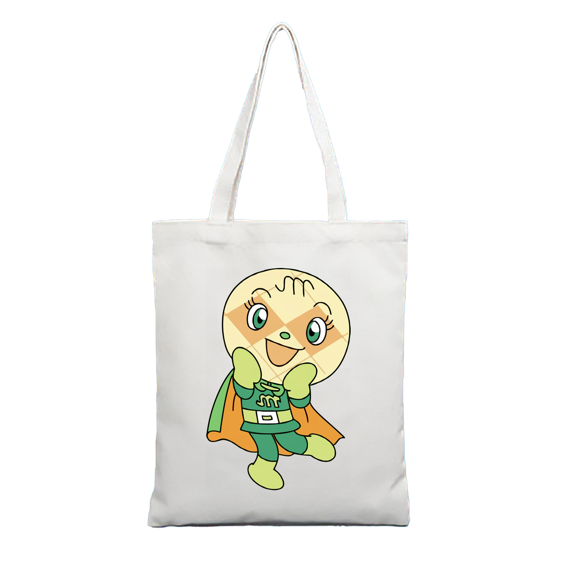 （画像用） アンパンマン Anpanman 縦型キャンバス生地手提げバッグ　トートバッグ