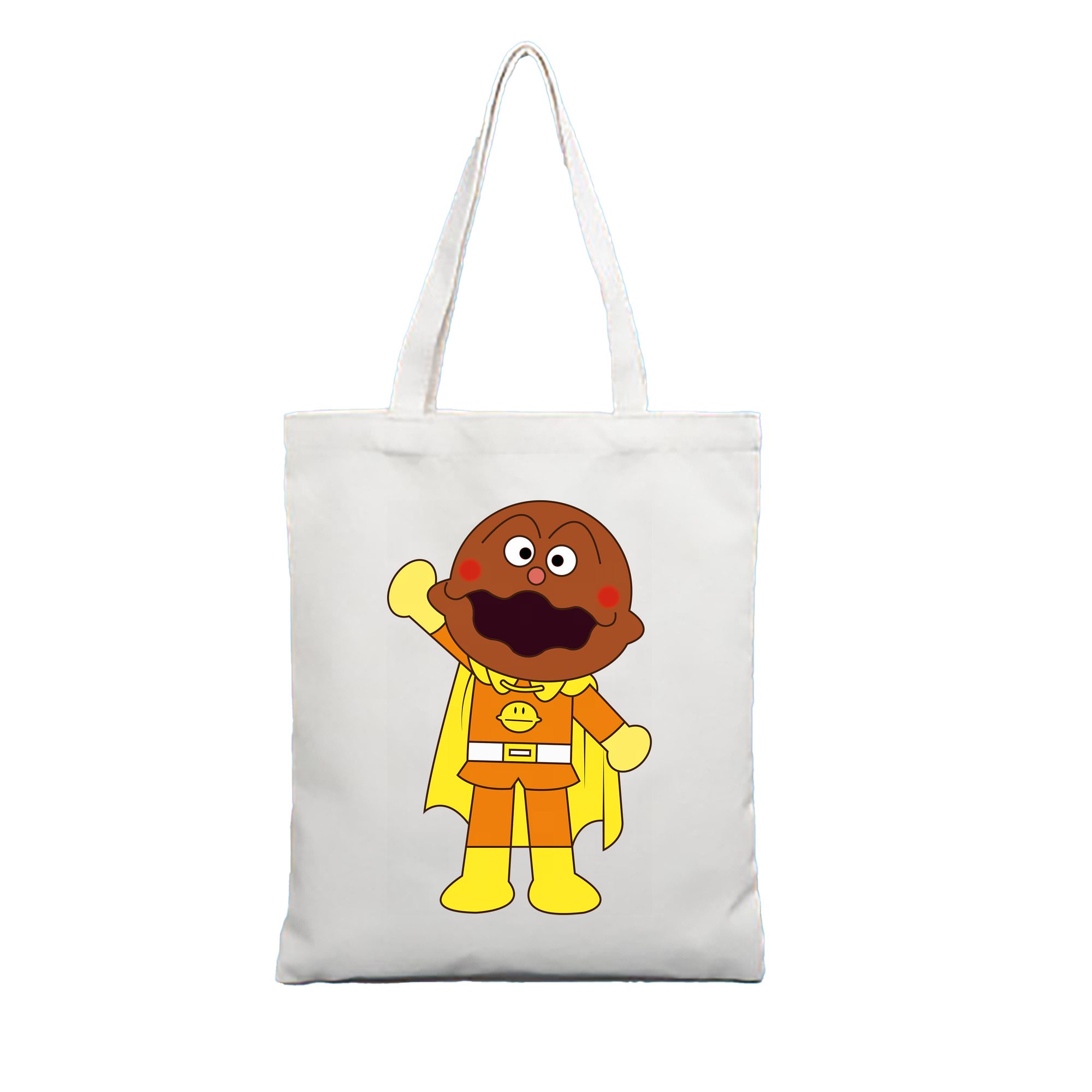 （画像用） アンパンマン Anpanman 縦型キャンバス生地手提げバッグ　トートバッグ