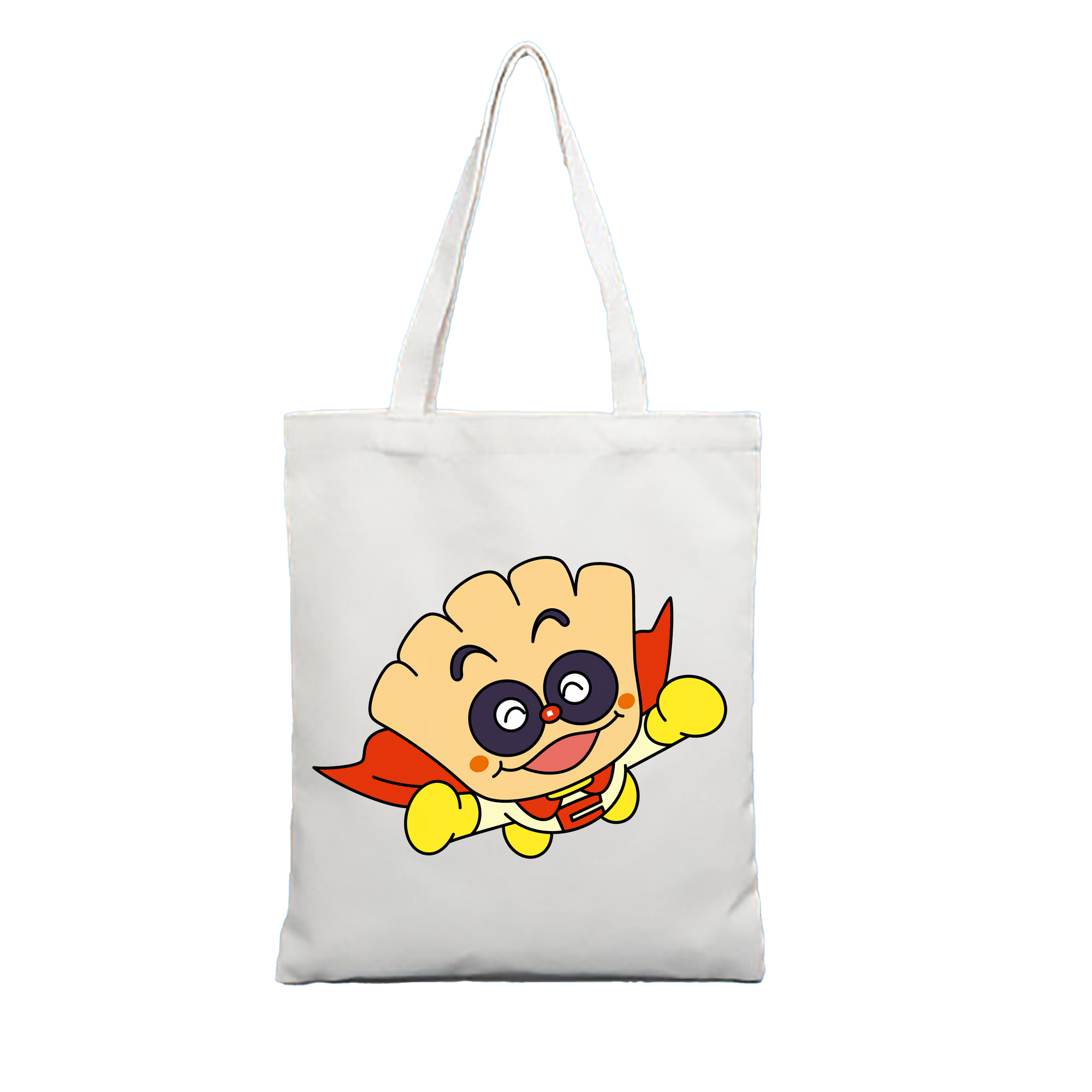（画像用） アンパンマン Anpanman 縦型キャンバス生地手提げバッグ　トートバッグ