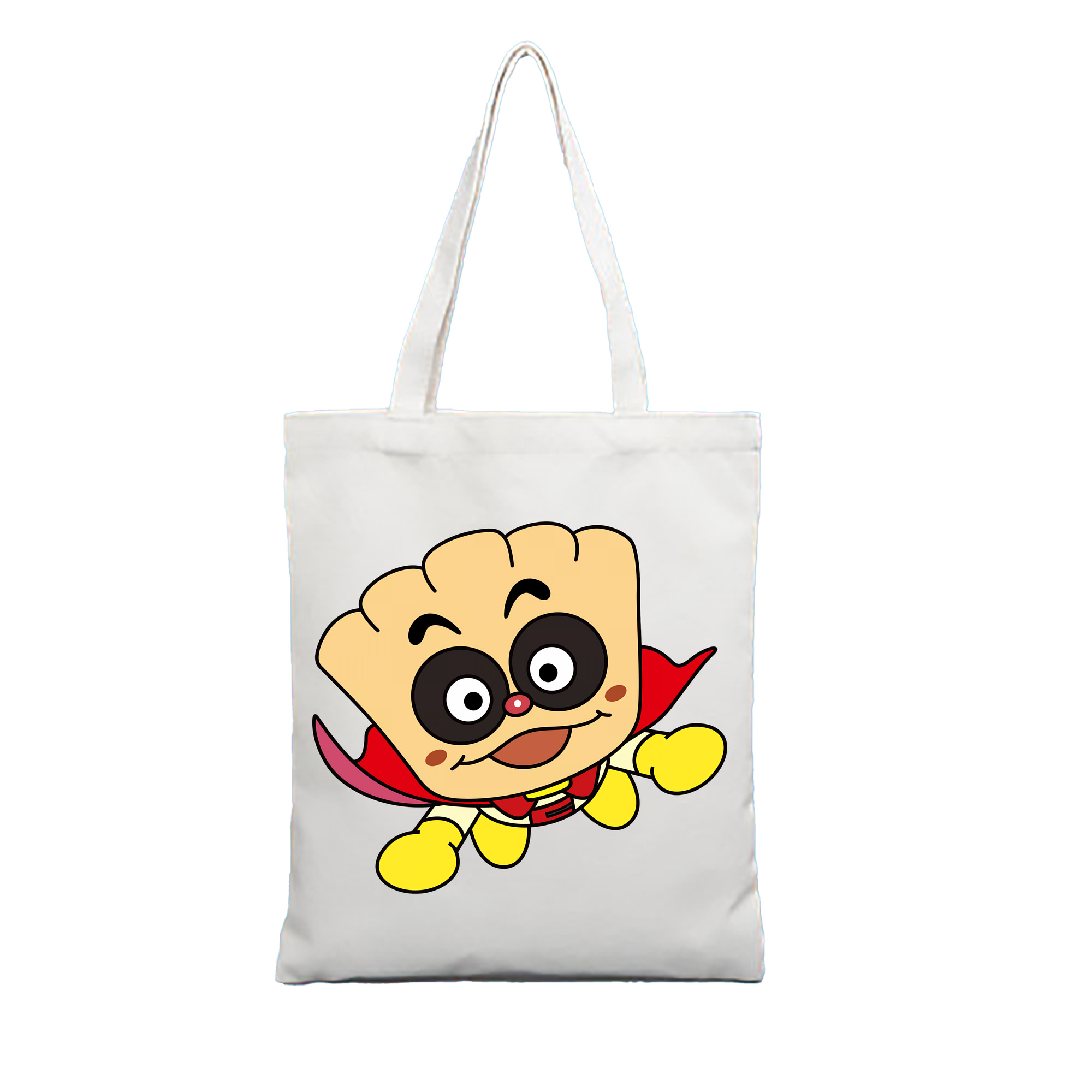 （画像用） アンパンマン Anpanman 縦型キャンバス生地手提げバッグ　トートバッグ
