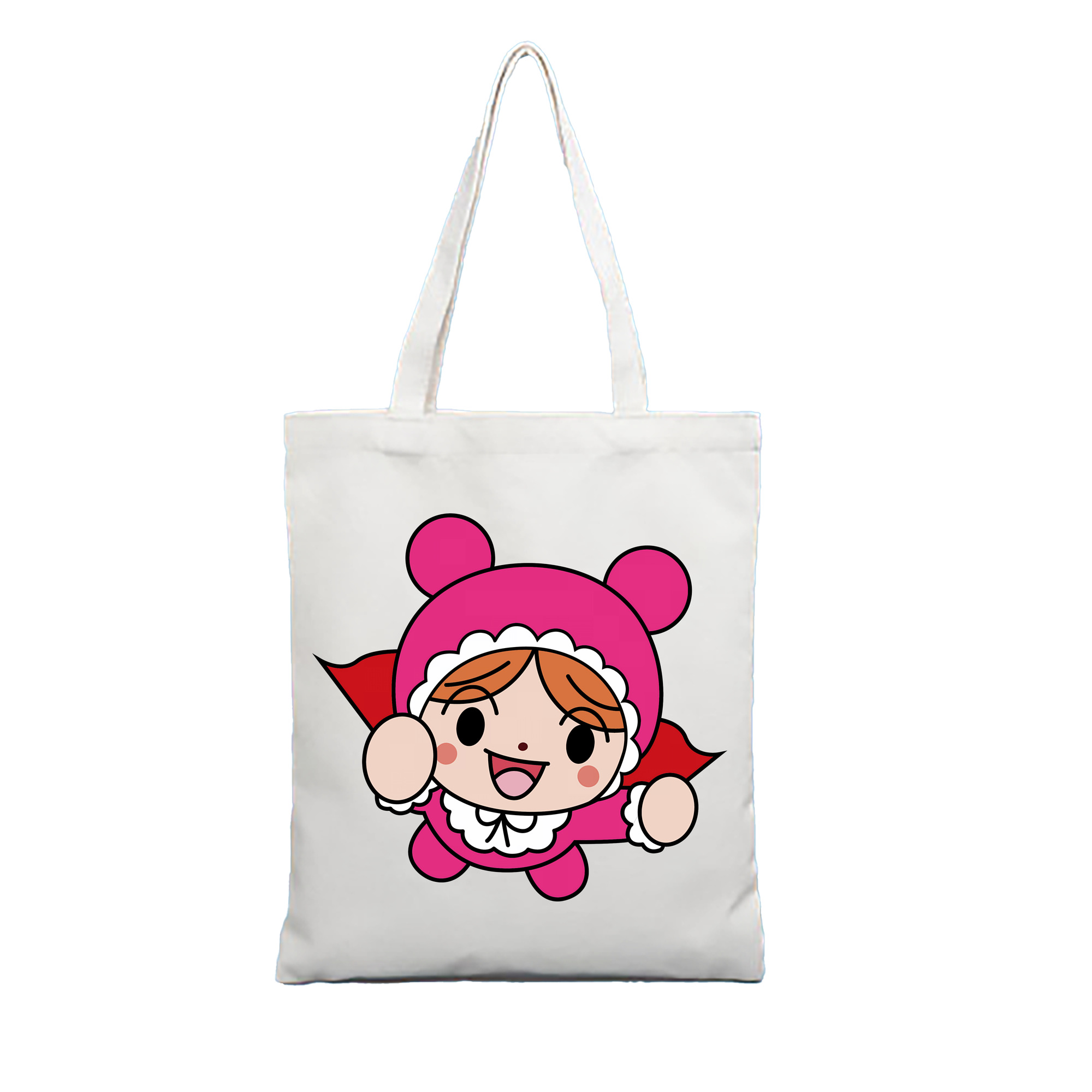 （画像用） アンパンマン Anpanman 縦型キャンバス生地手提げバッグ　トートバッグ