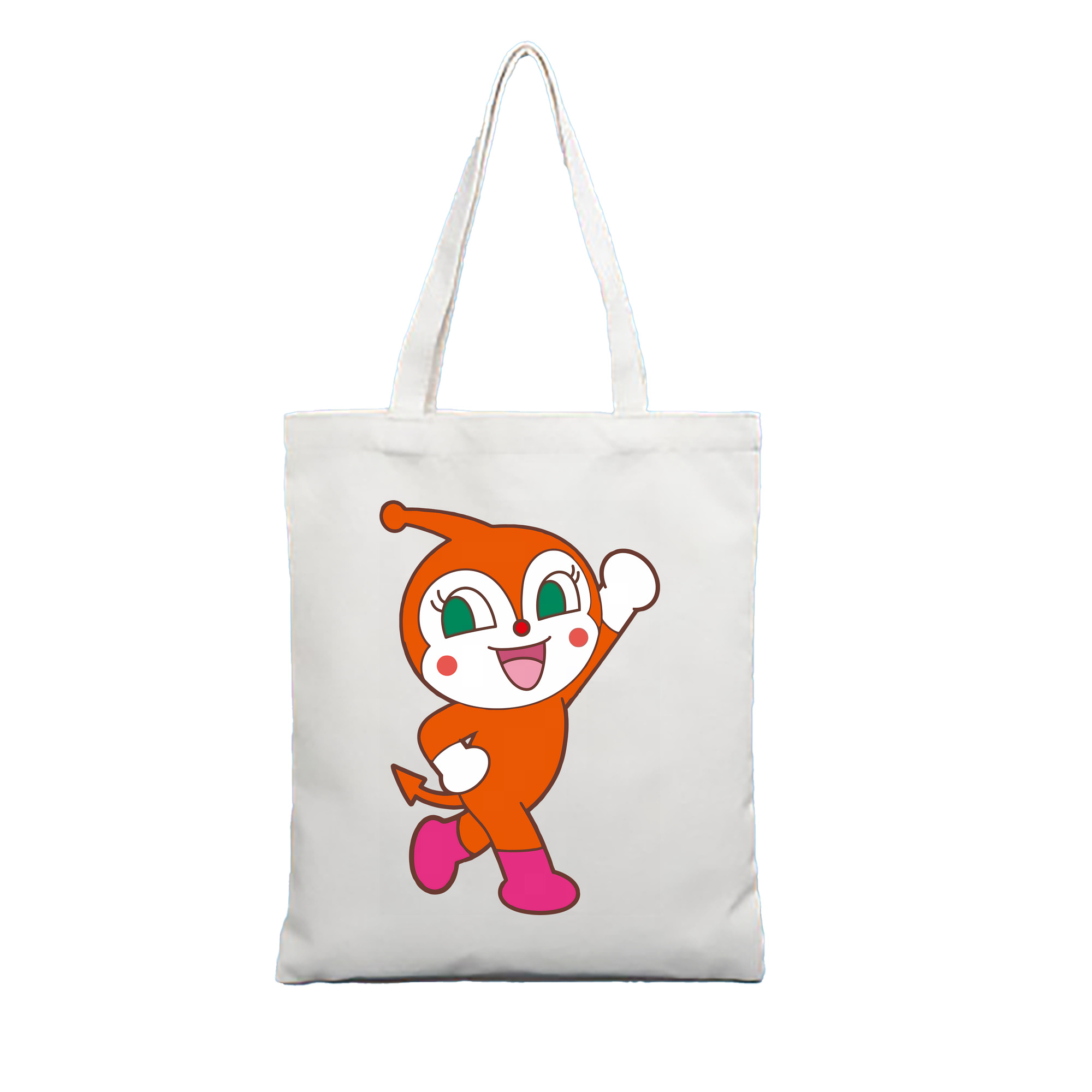 （画像用） アンパンマン Anpanman 縦型キャンバス生地手提げバッグ　トートバッグ
