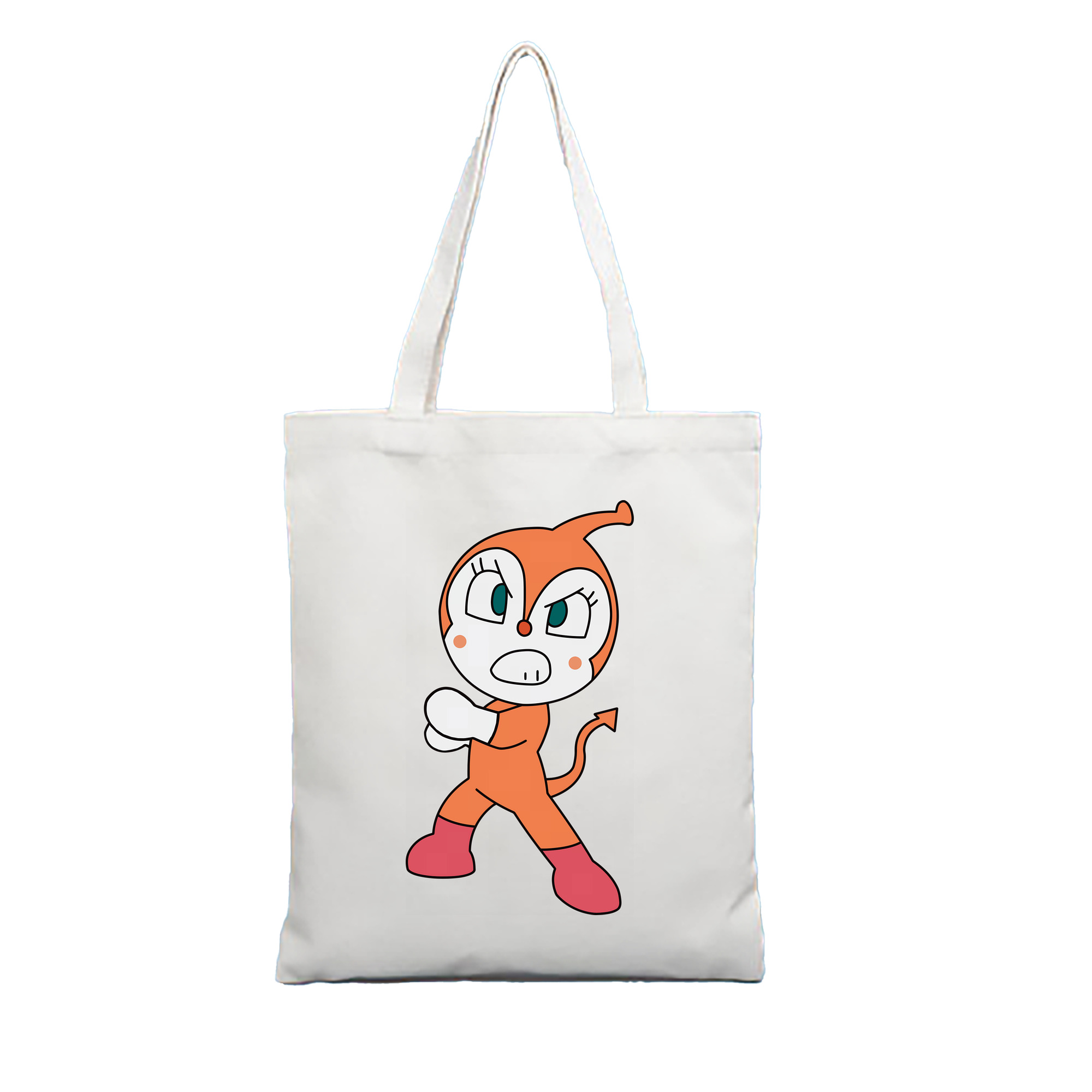 （画像用） アンパンマン Anpanman 縦型キャンバス生地手提げバッグ　トートバッグ