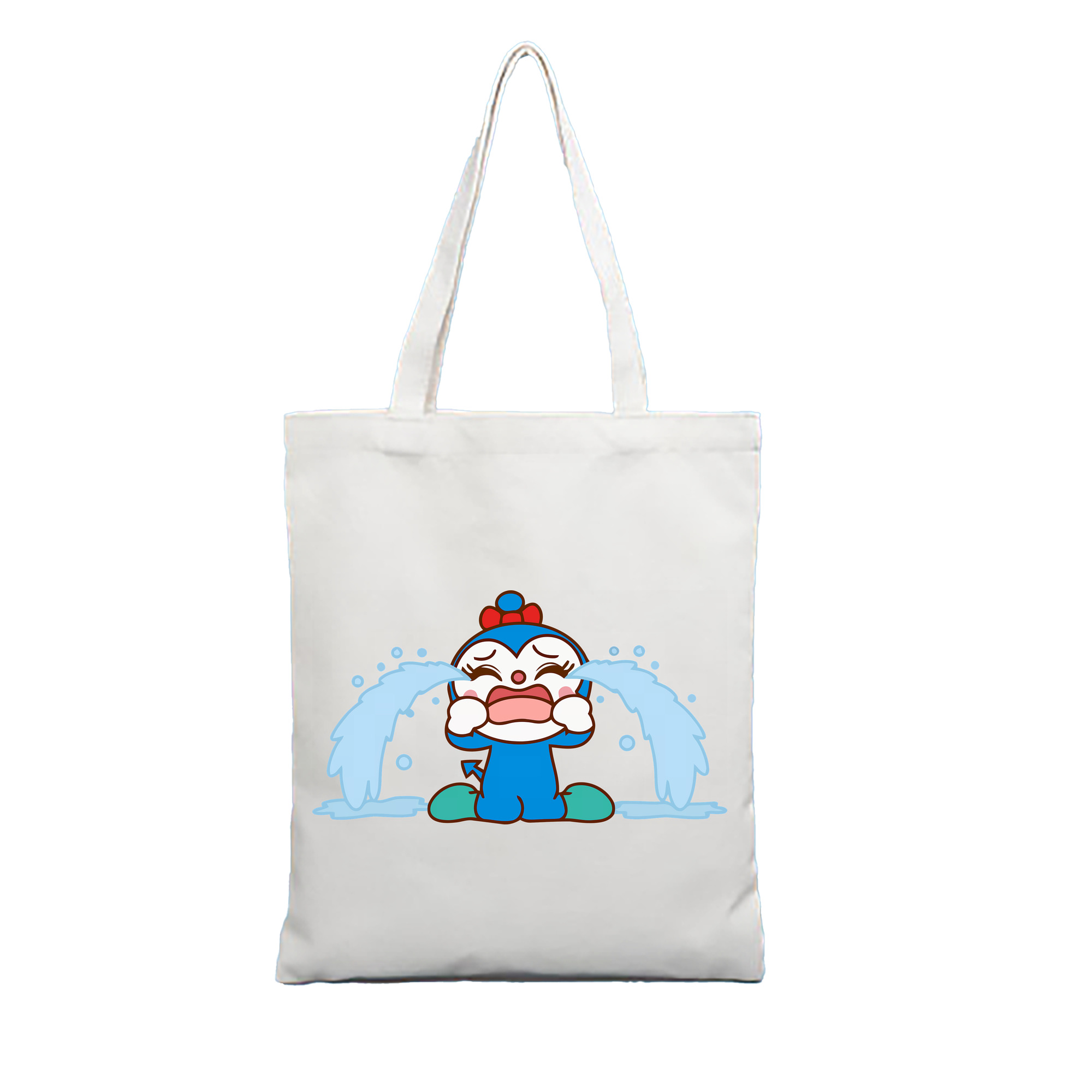 （画像用） アンパンマン Anpanman 縦型キャンバス生地手提げバッグ　トートバッグ