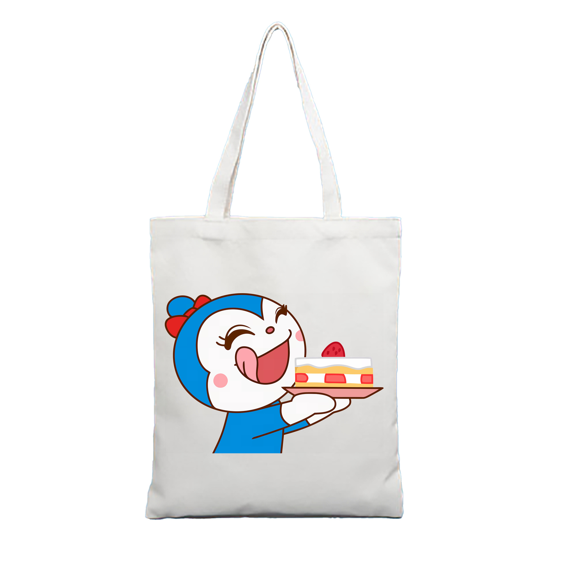 （画像用） アンパンマン Anpanman 縦型キャンバス生地手提げバッグ　トートバッグ