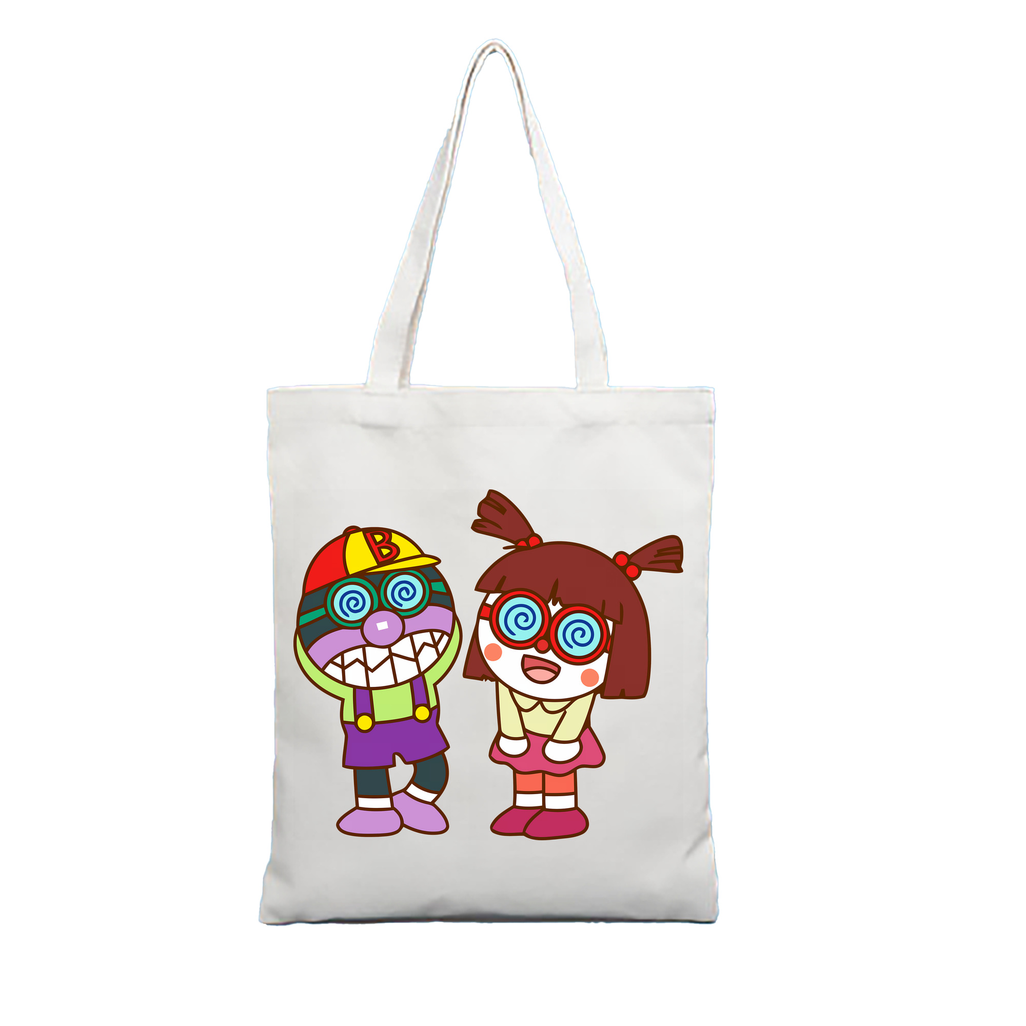 （画像用） アンパンマン Anpanman 縦型キャンバス生地手提げバッグ　トートバッグ