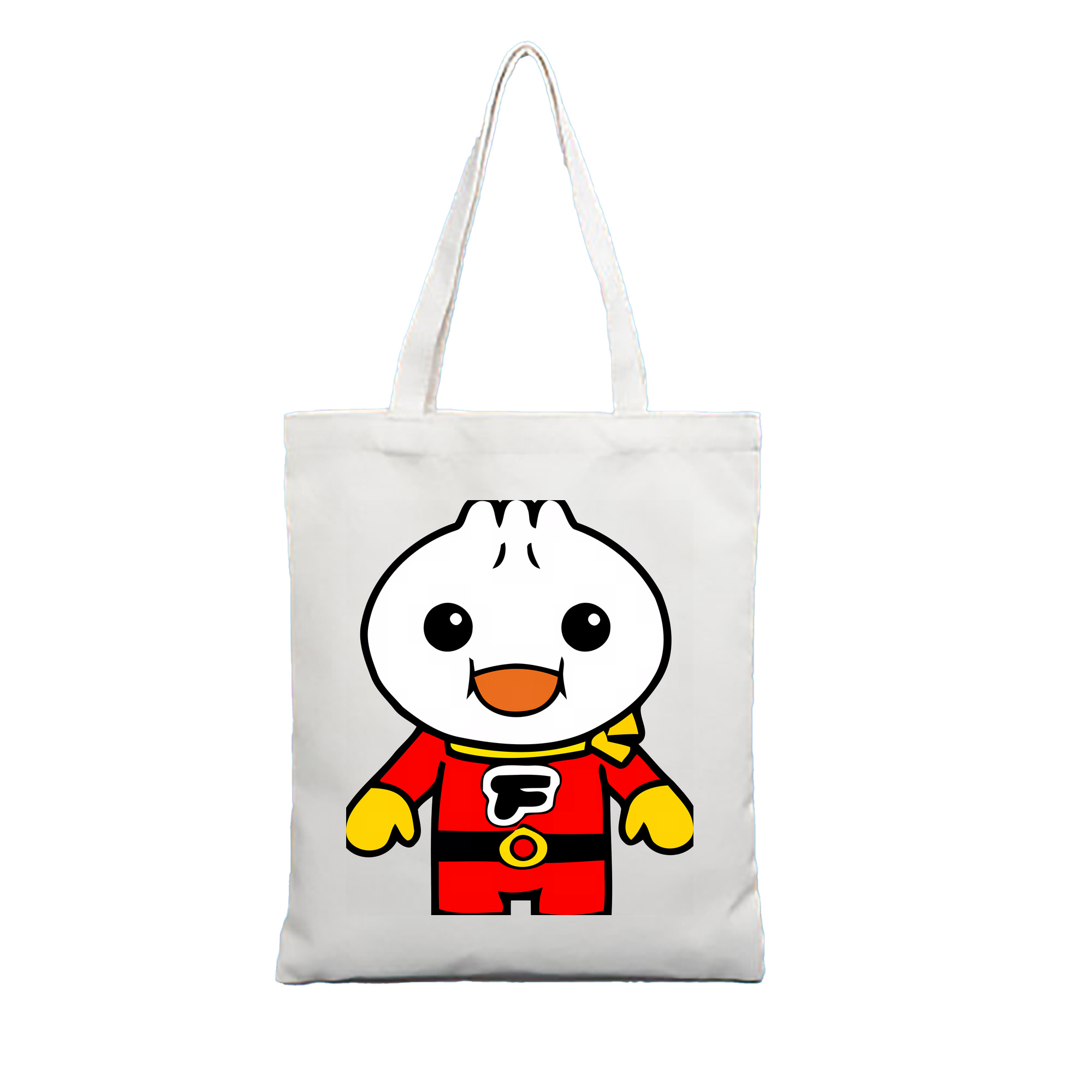 （画像用） アンパンマン Anpanman 縦型キャンバス生地手提げバッグ　トートバッグ