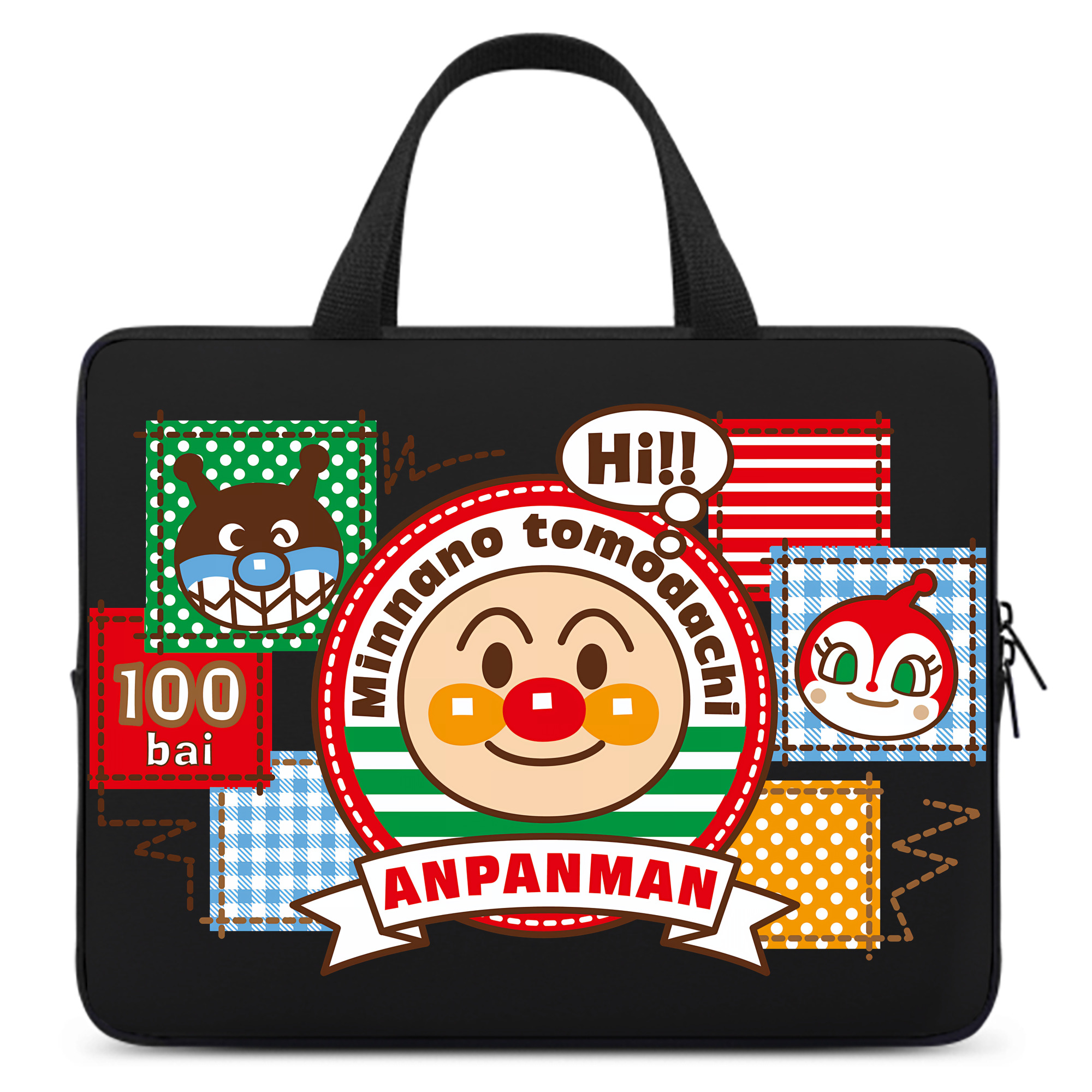 （画像用） アンパンマン Anpanman 手提げノートパソコンバッグ