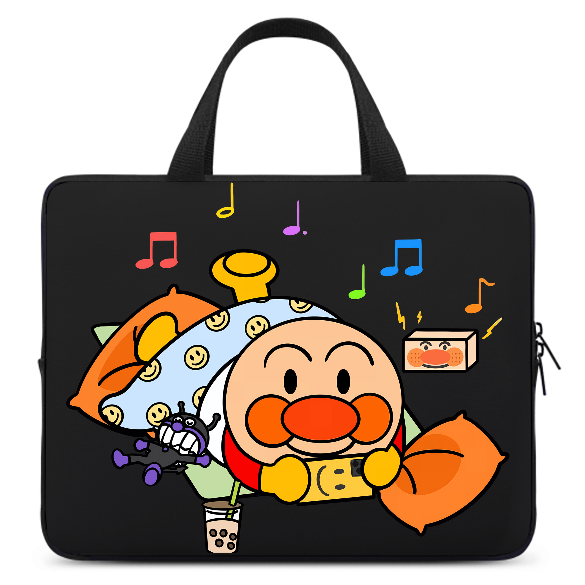 （画像用） アンパンマン Anpanman 手提げノートパソコンバッグ