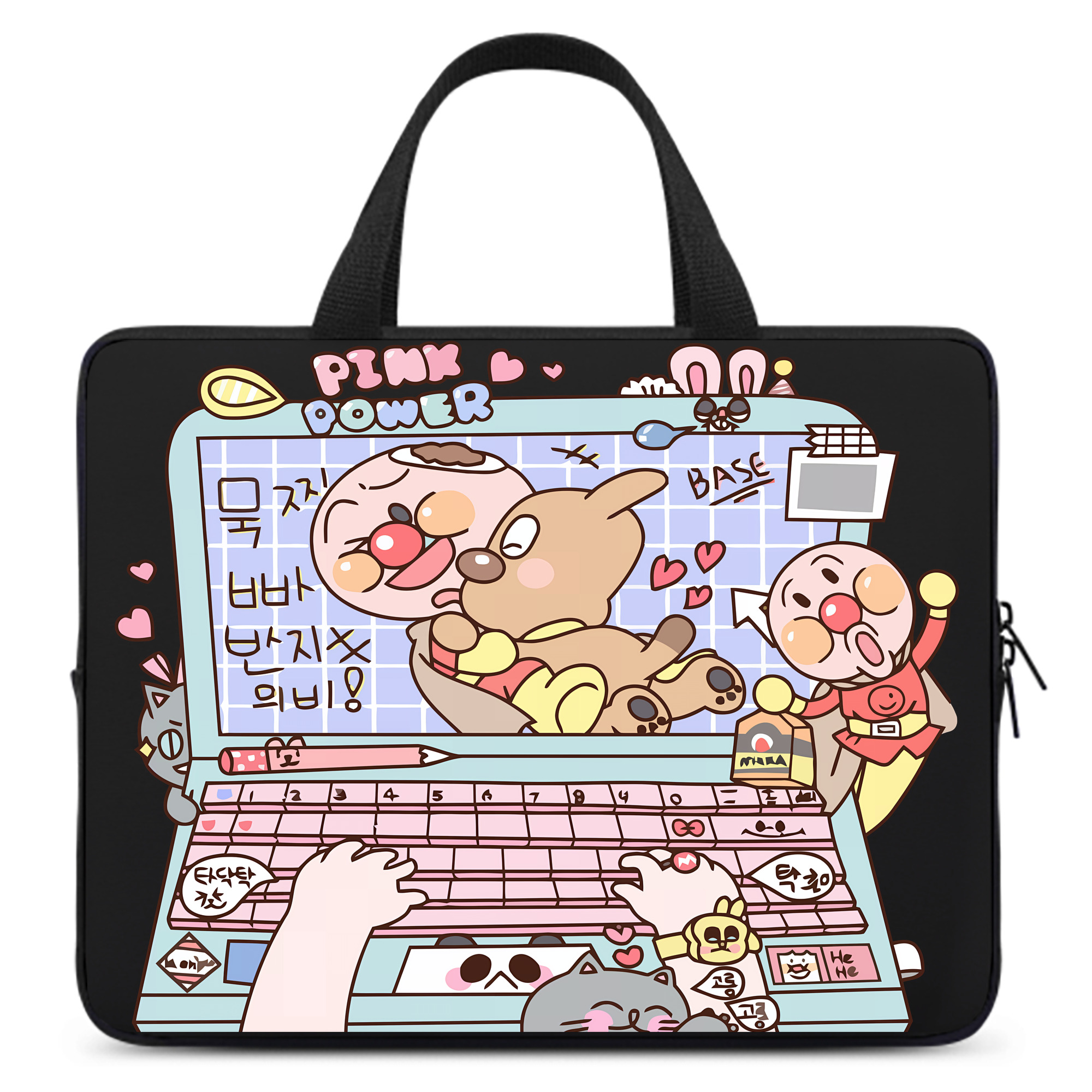 （画像用） アンパンマン Anpanman 手提げノートパソコンバッグ