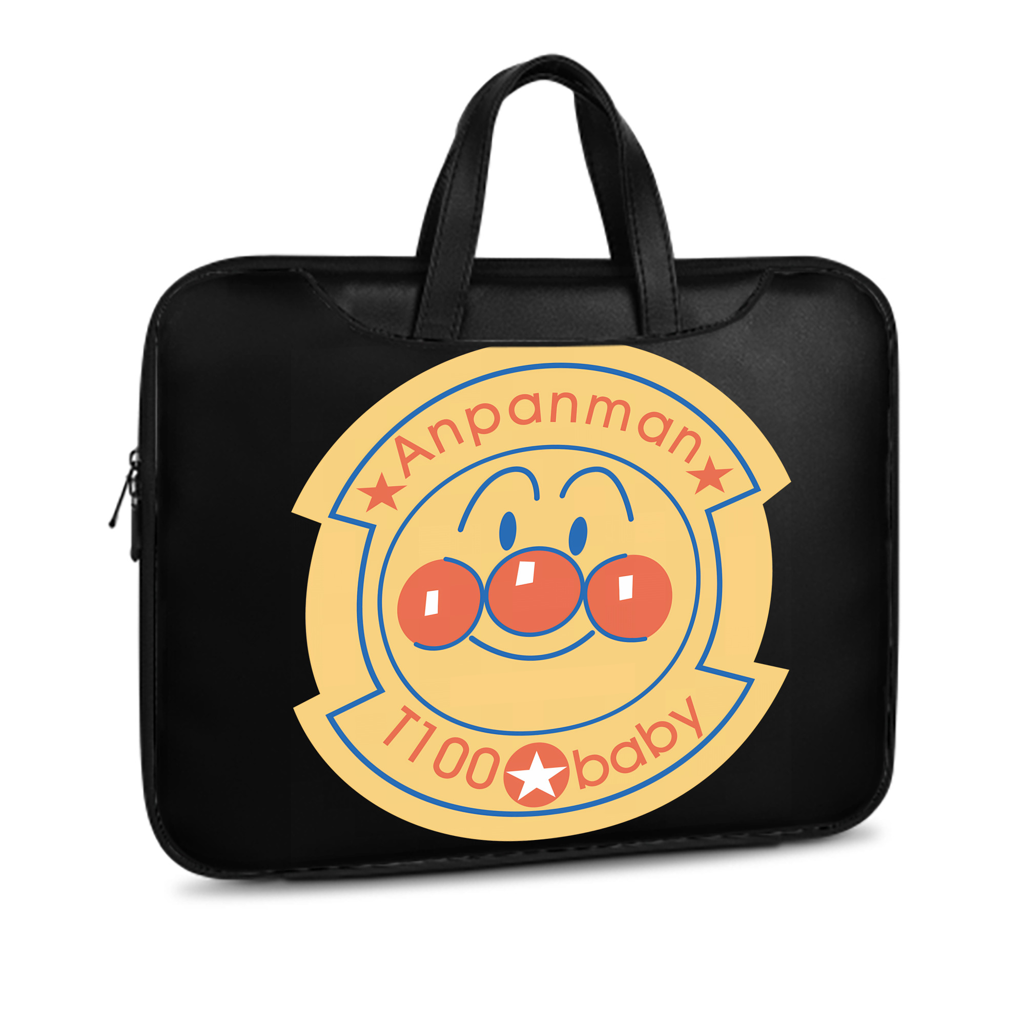 （画像用） アンパンマン Anpanman レザーラップトップバッグ　ノートパソコンケース
