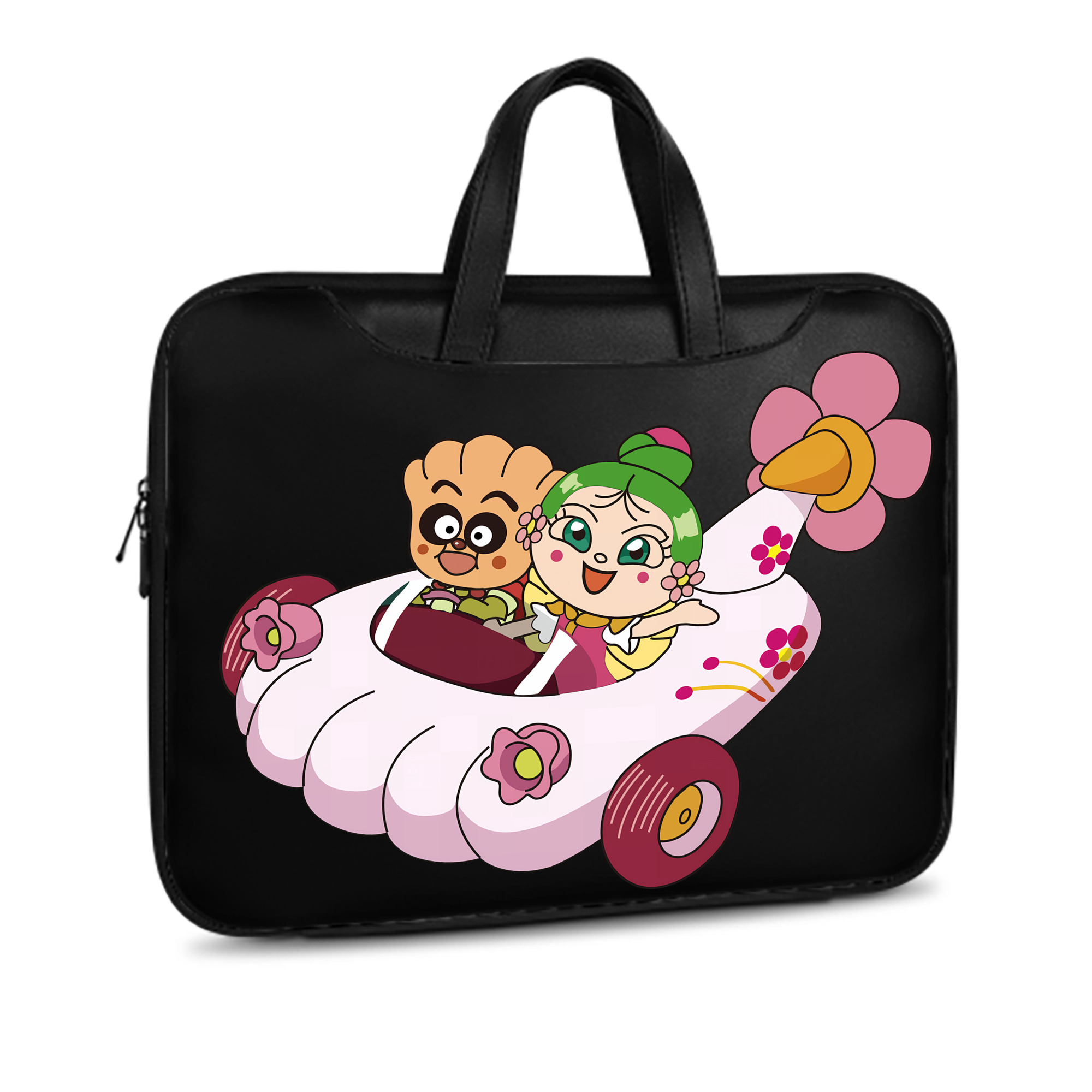 （画像用） アンパンマン Anpanman レザーラップトップバッグ　ノートパソコンケース