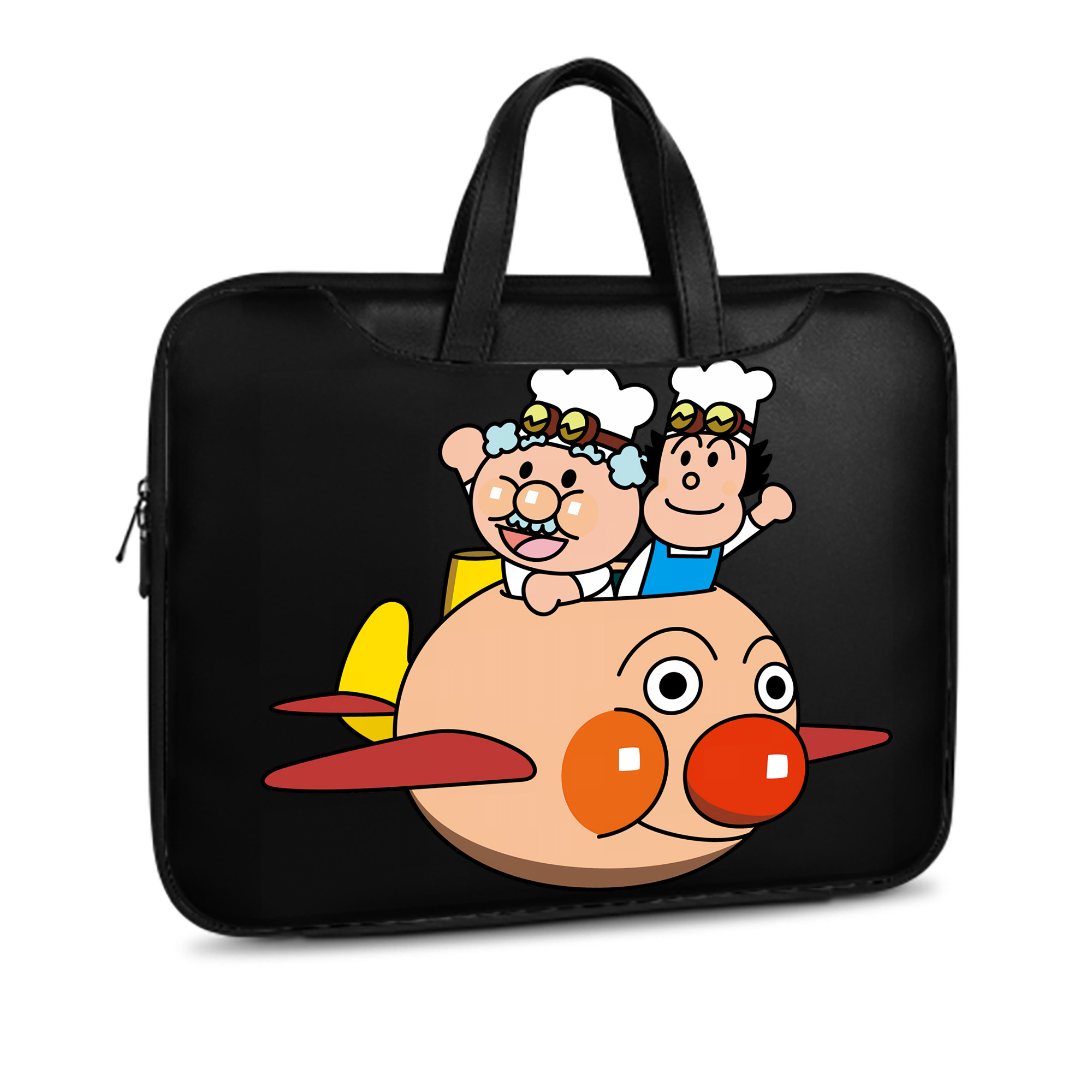 （画像用） アンパンマン Anpanman レザーラップトップバッグ　ノートパソコンケース