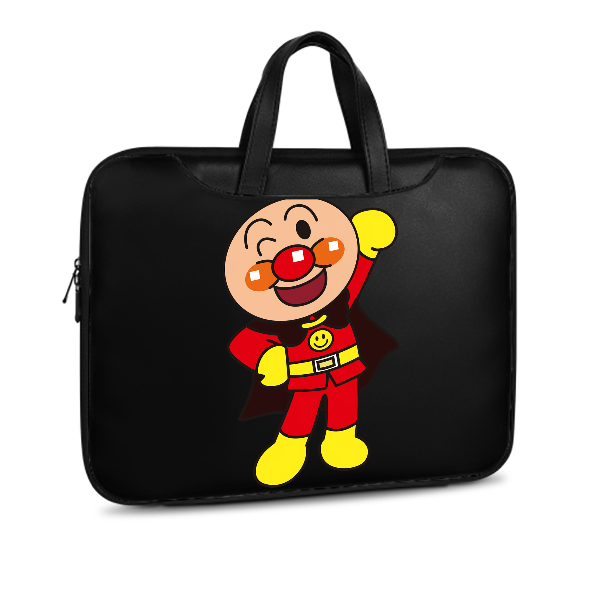 （画像用） アンパンマン Anpanman レザーラップトップバッグ　ノートパソコンケース