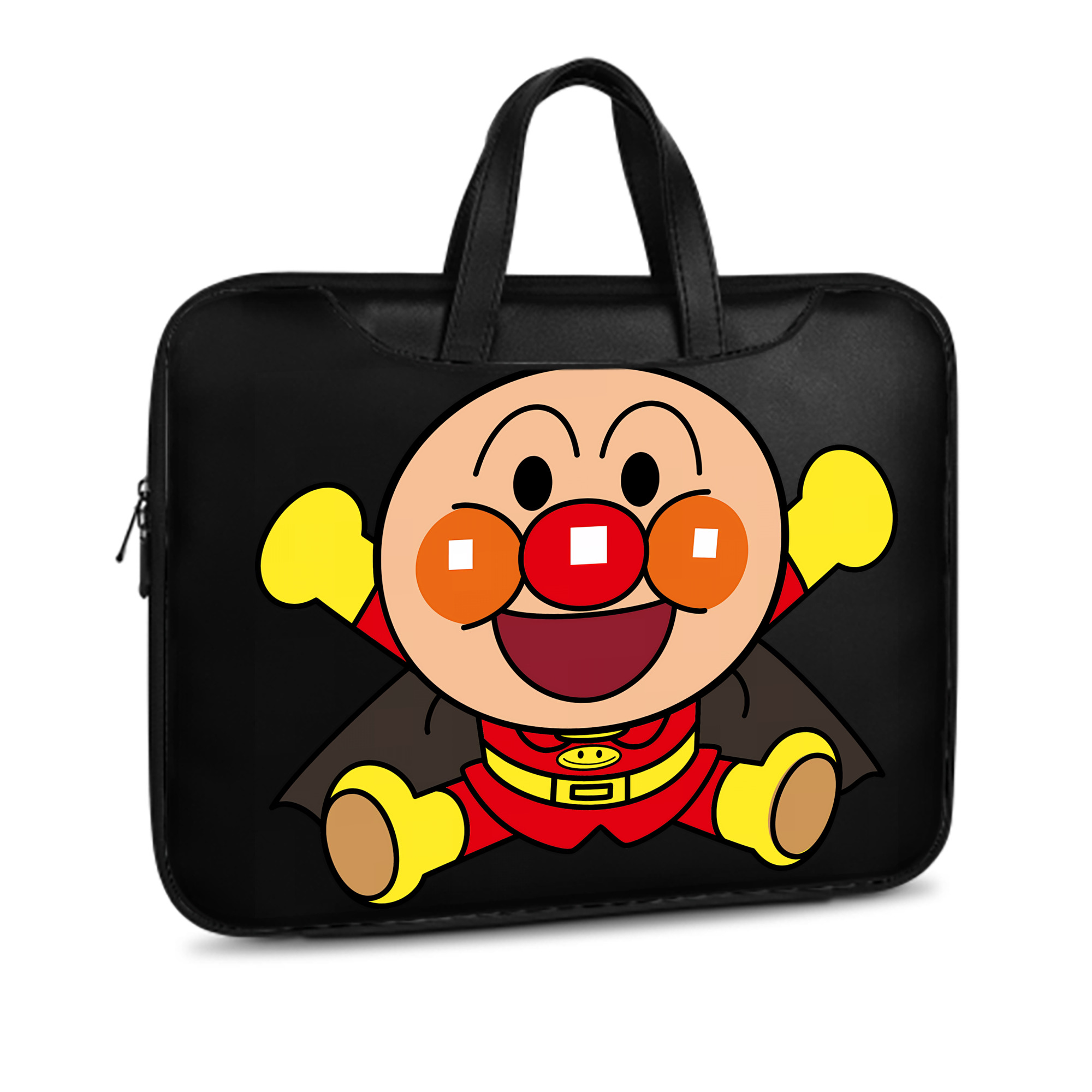 （画像用） アンパンマン Anpanman レザーラップトップバッグ　ノートパソコンケース
