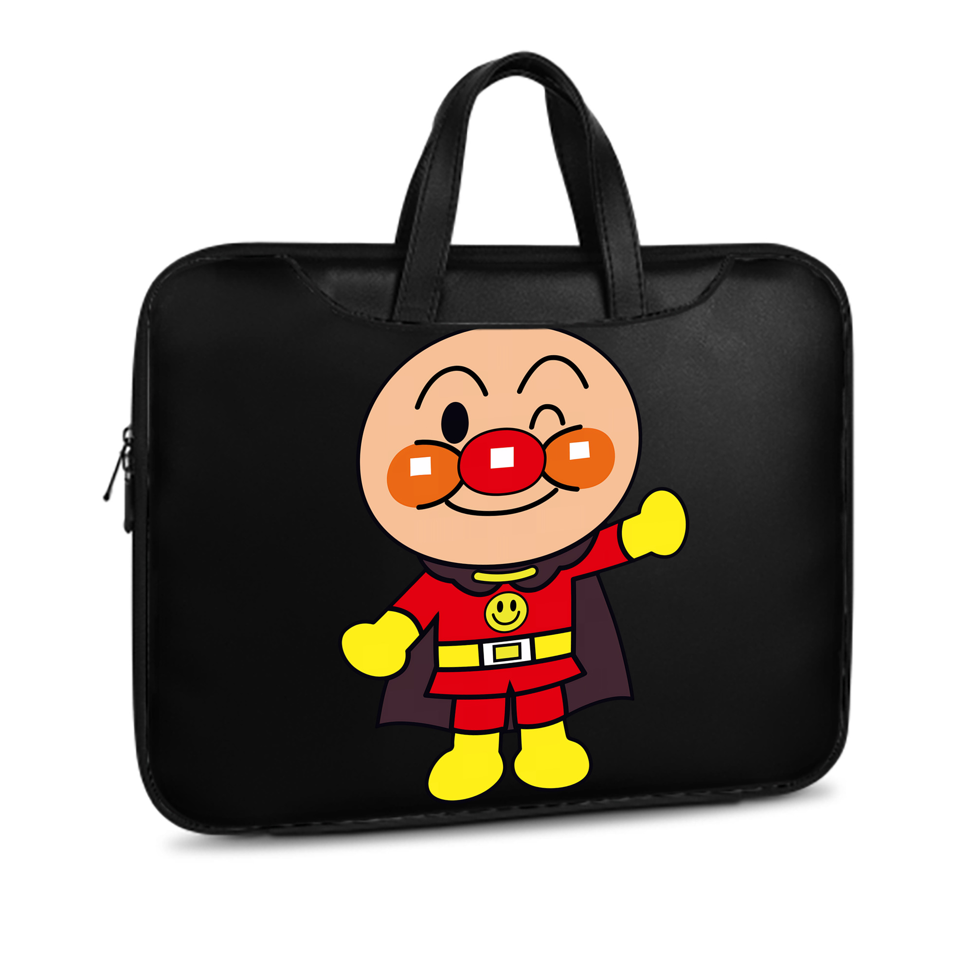 （画像用） アンパンマン Anpanman レザーラップトップバッグ　ノートパソコンケース