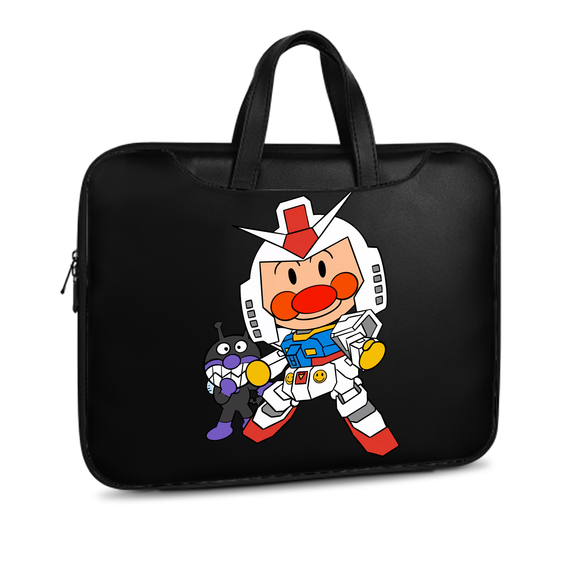 （画像用） アンパンマン Anpanman レザーラップトップバッグ　ノートパソコンケース