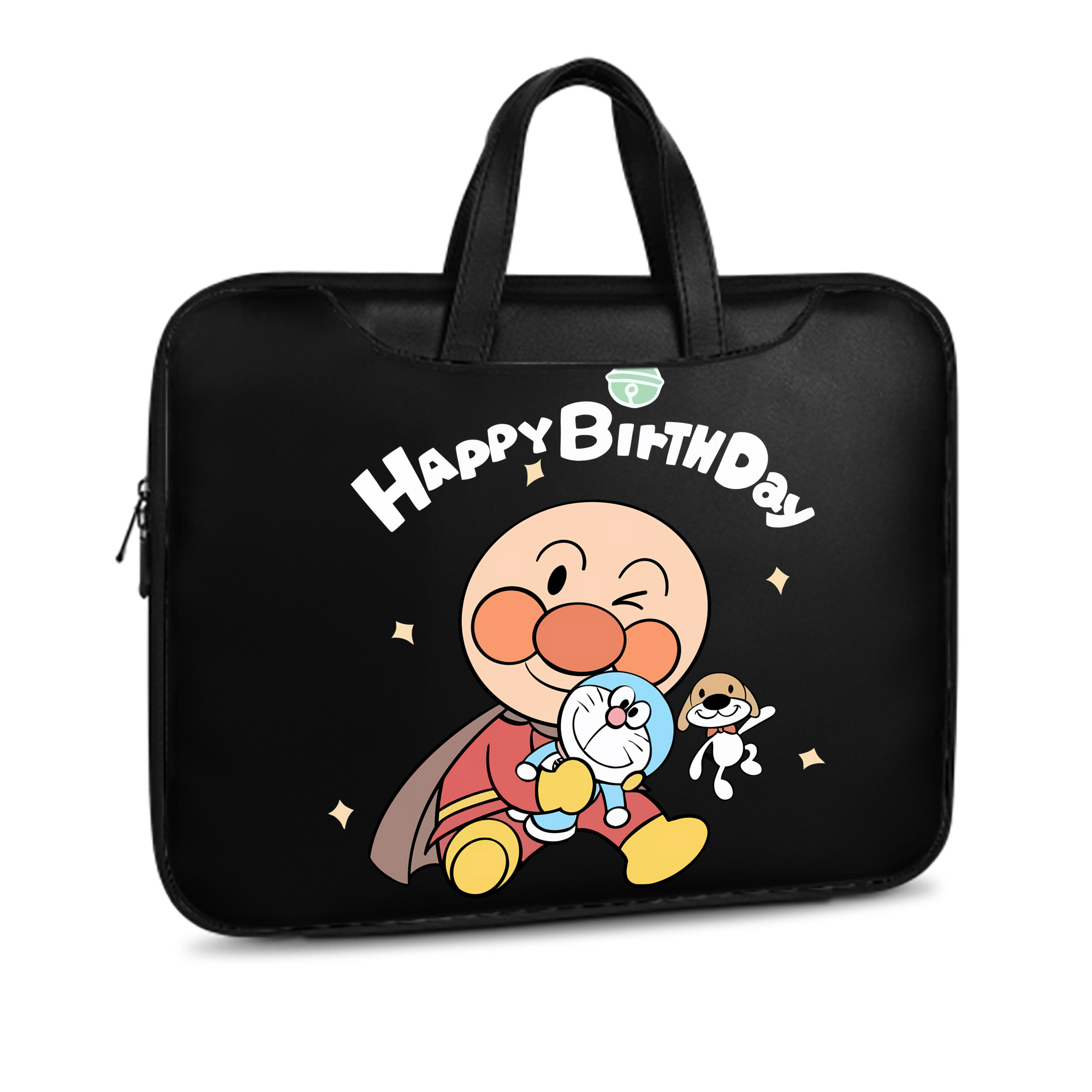 （画像用） アンパンマン Anpanman レザーラップトップバッグ　ノートパソコンケース