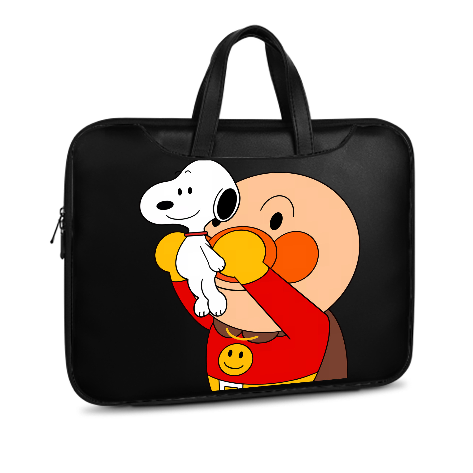 （画像用） アンパンマン Anpanman レザーラップトップバッグ　ノートパソコンケース