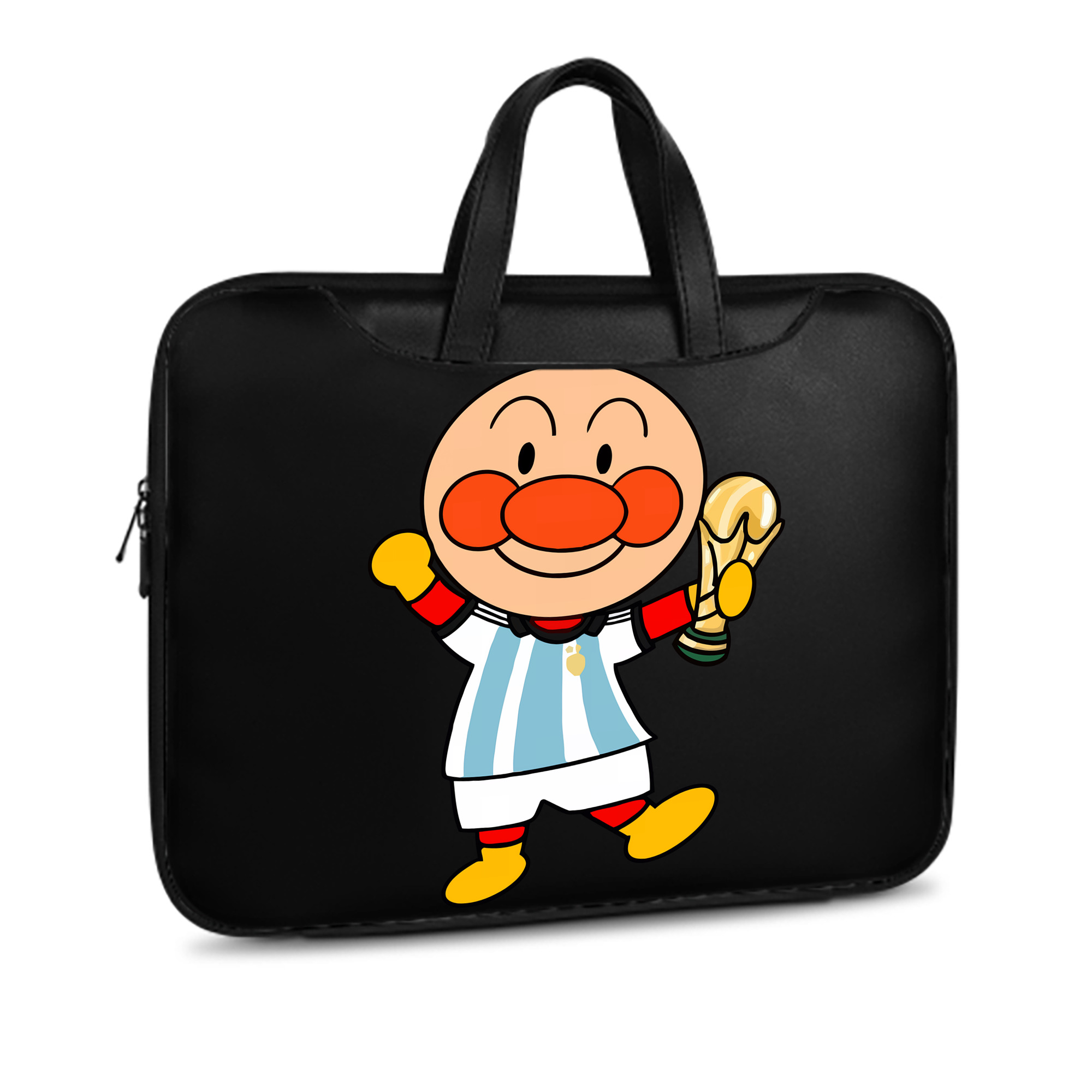 （画像用） アンパンマン Anpanman レザーラップトップバッグ　ノートパソコンケース