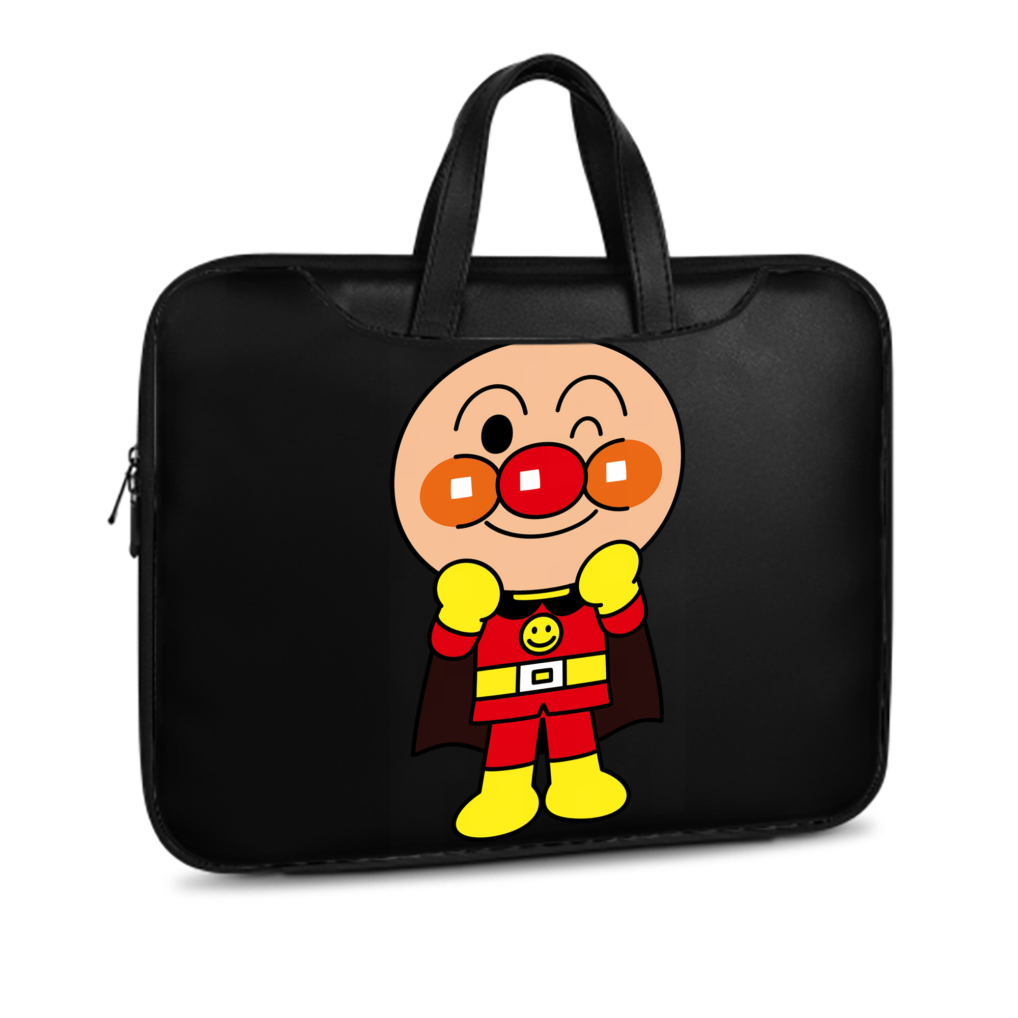 （画像用） アンパンマン Anpanman レザーラップトップバッグ　ノートパソコンケース