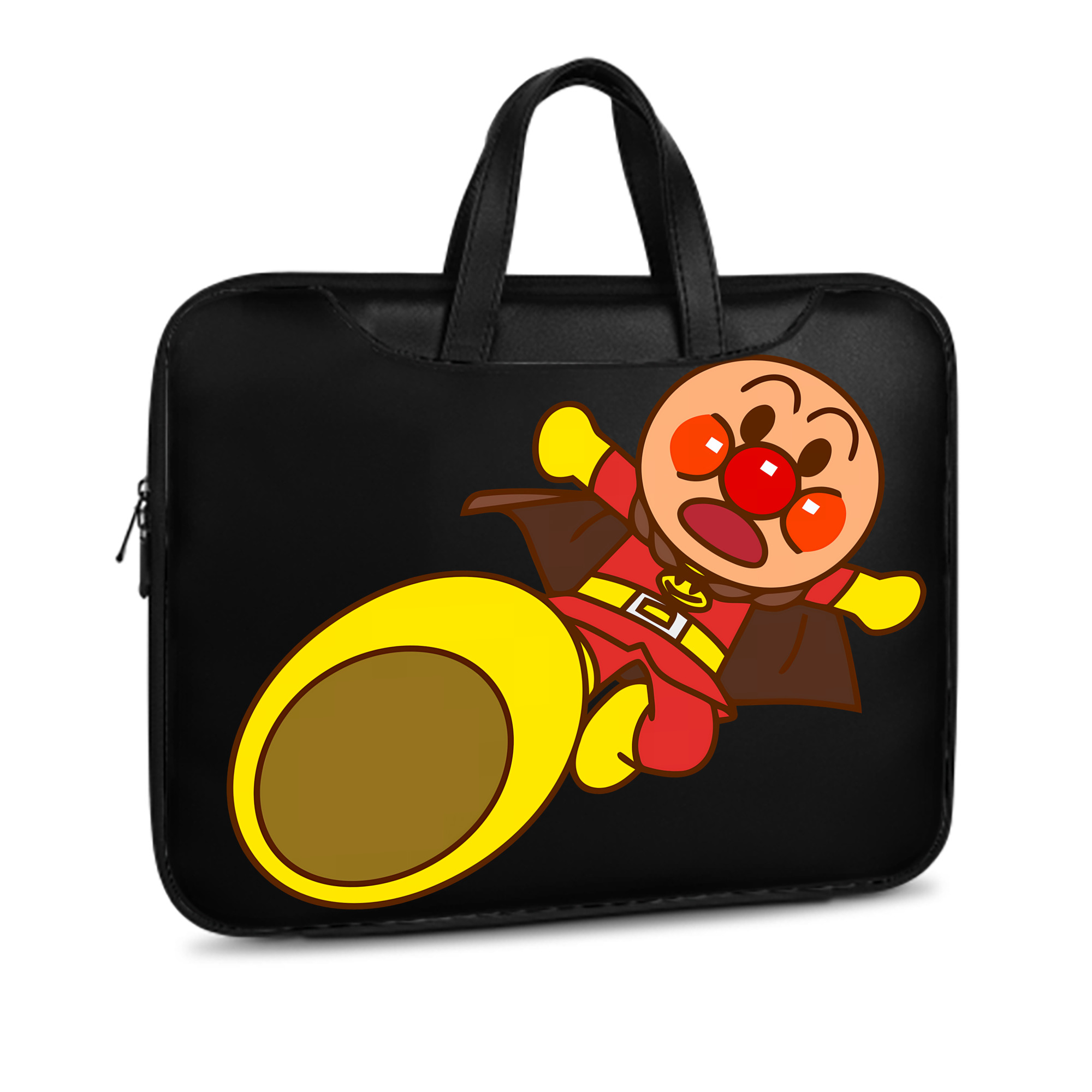 （画像用） アンパンマン Anpanman レザーラップトップバッグ　ノートパソコンケース