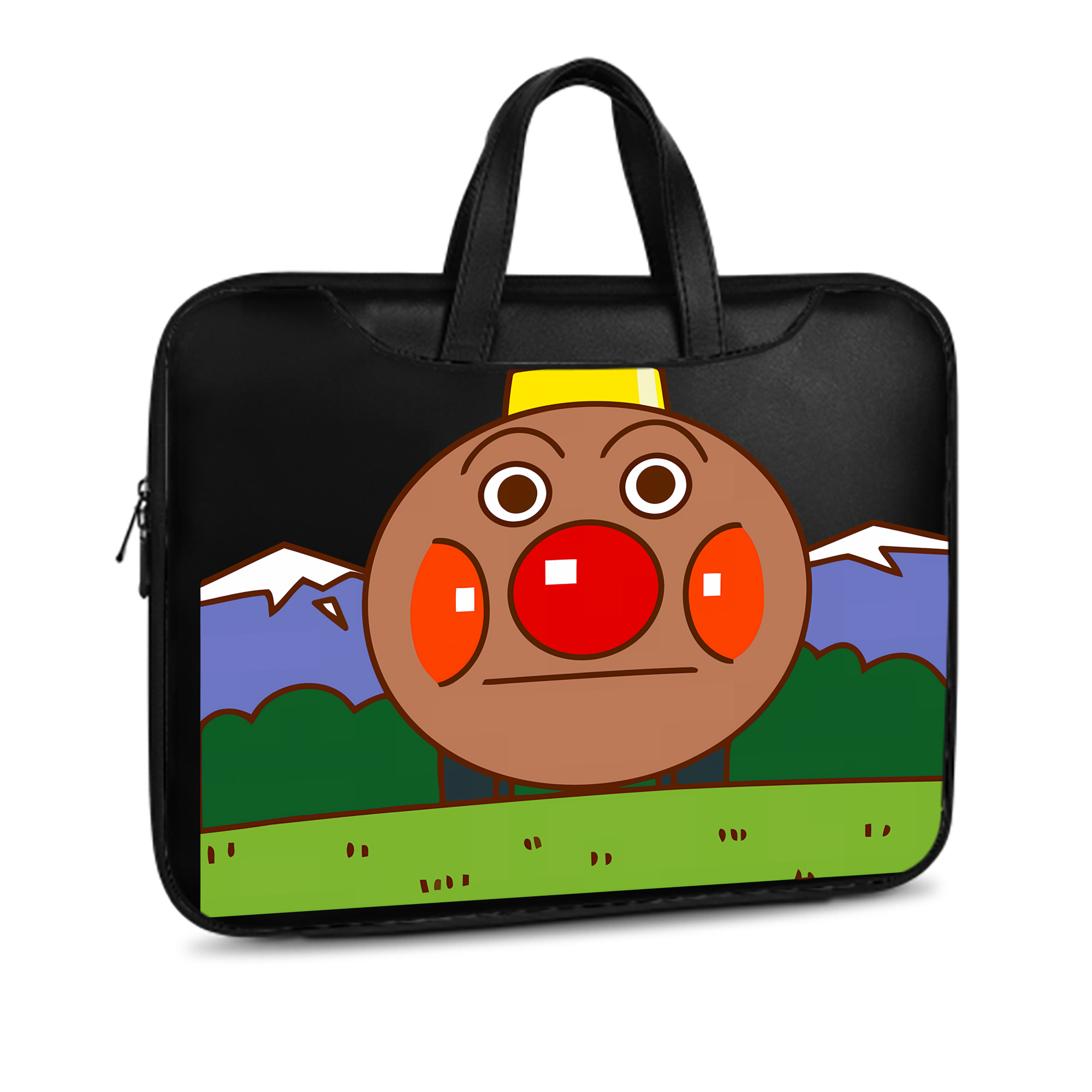 （画像用） アンパンマン Anpanman レザーラップトップバッグ　ノートパソコンケース