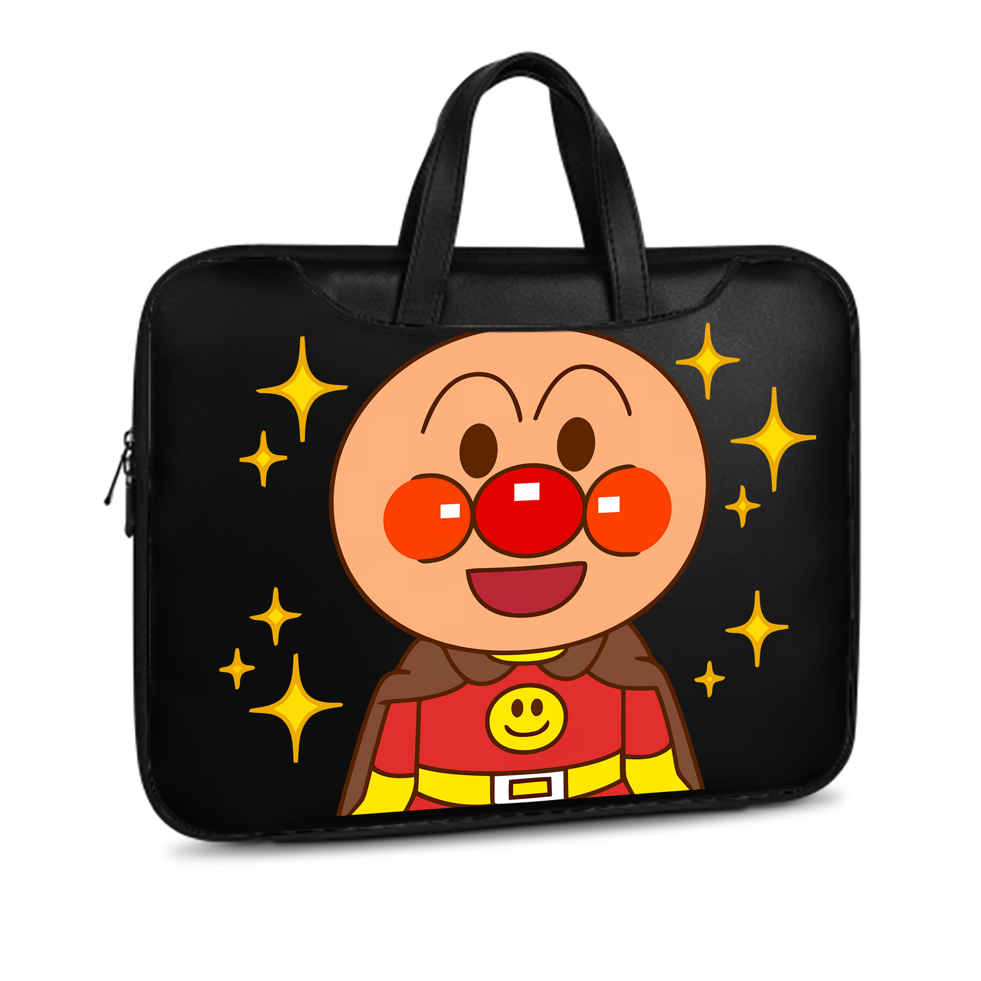 （画像用） アンパンマン Anpanman レザーラップトップバッグ　ノートパソコンケース