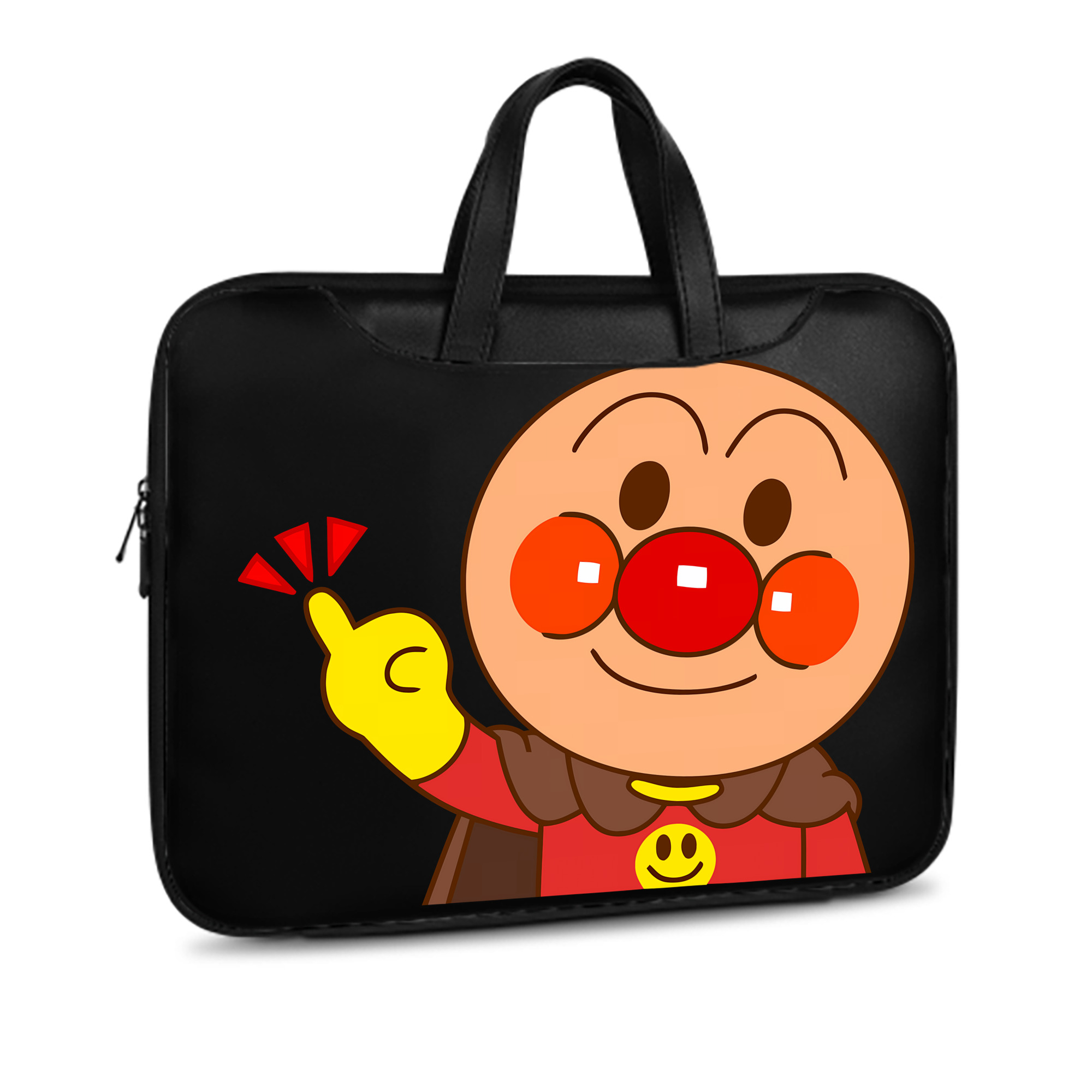 （画像用） アンパンマン Anpanman レザーラップトップバッグ　ノートパソコンケース