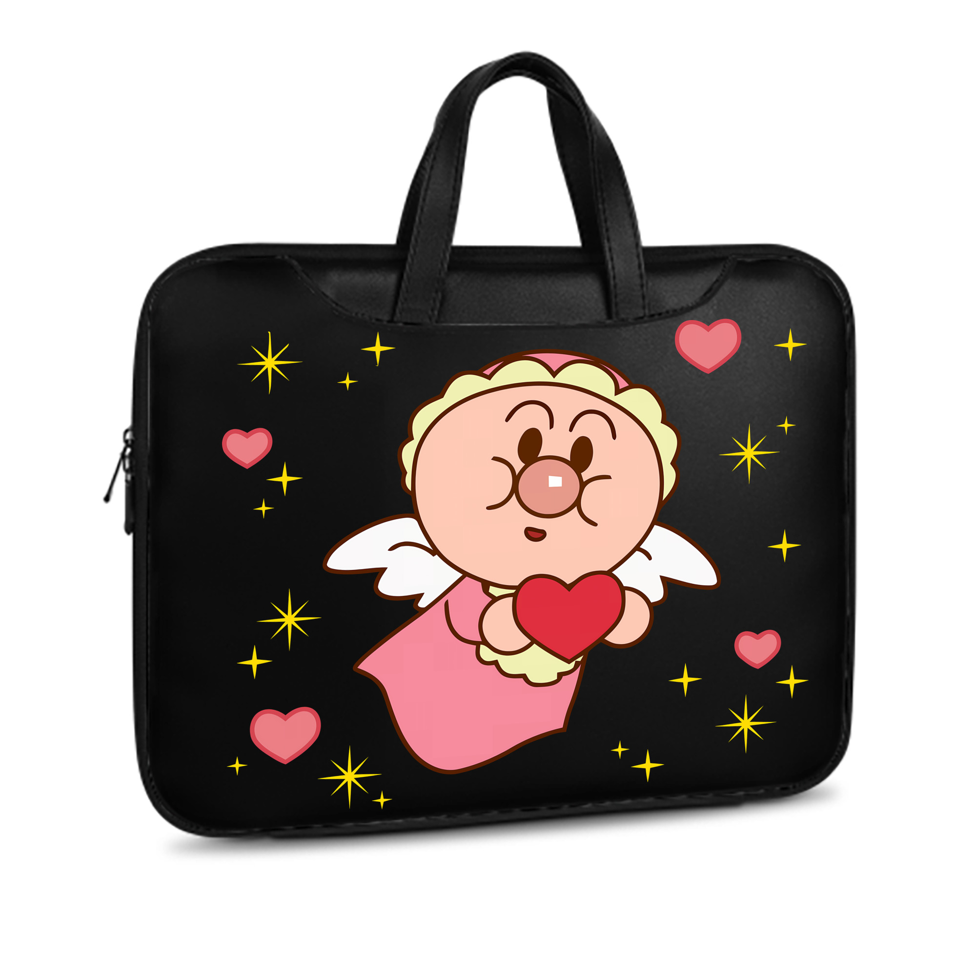 （画像用） アンパンマン Anpanman レザーラップトップバッグ　ノートパソコンケース