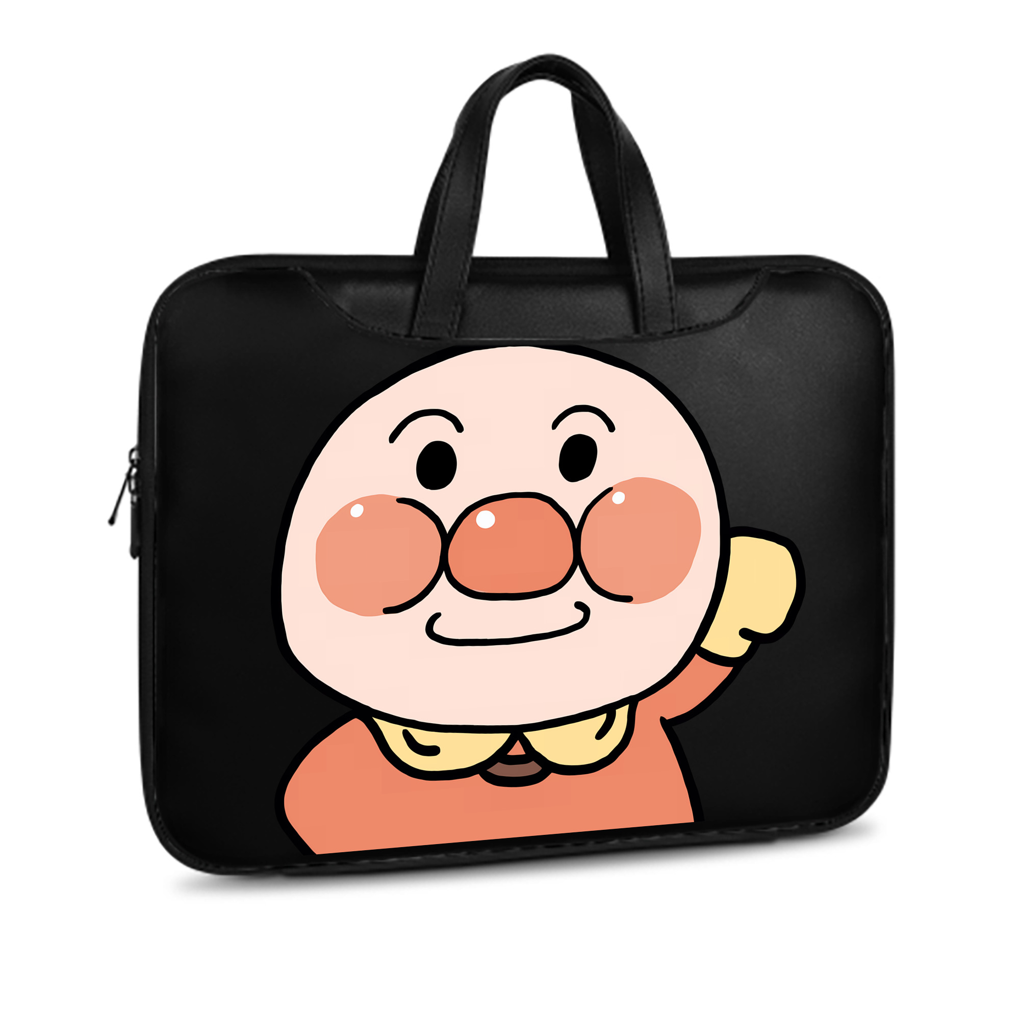 （画像用） アンパンマン Anpanman レザーラップトップバッグ　ノートパソコンケース