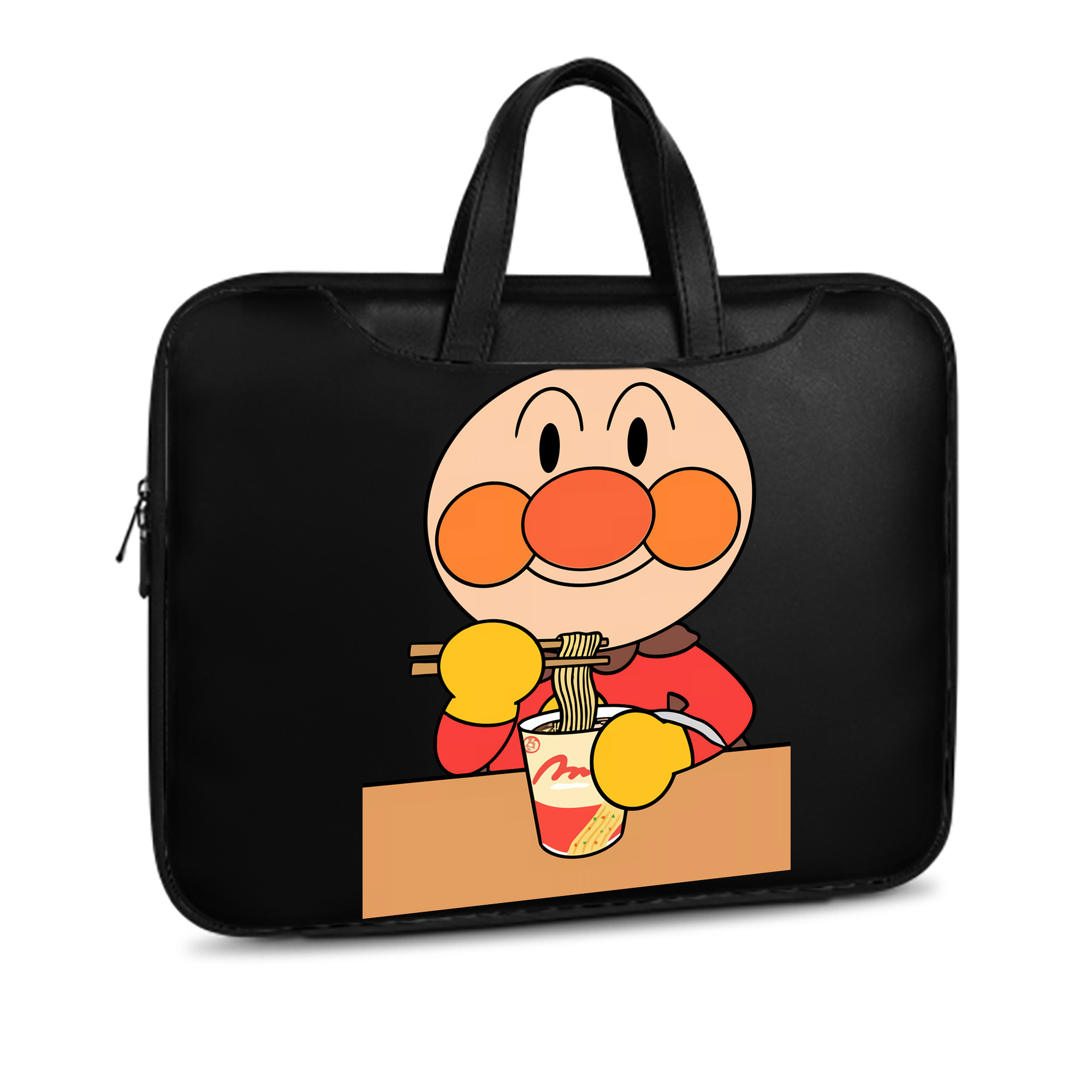 （画像用） アンパンマン Anpanman レザーラップトップバッグ　ノートパソコンケース