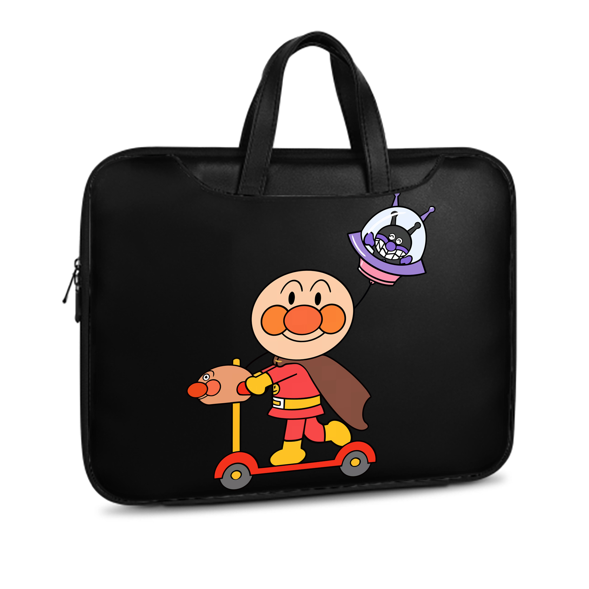 （画像用） アンパンマン Anpanman レザーラップトップバッグ　ノートパソコンケース