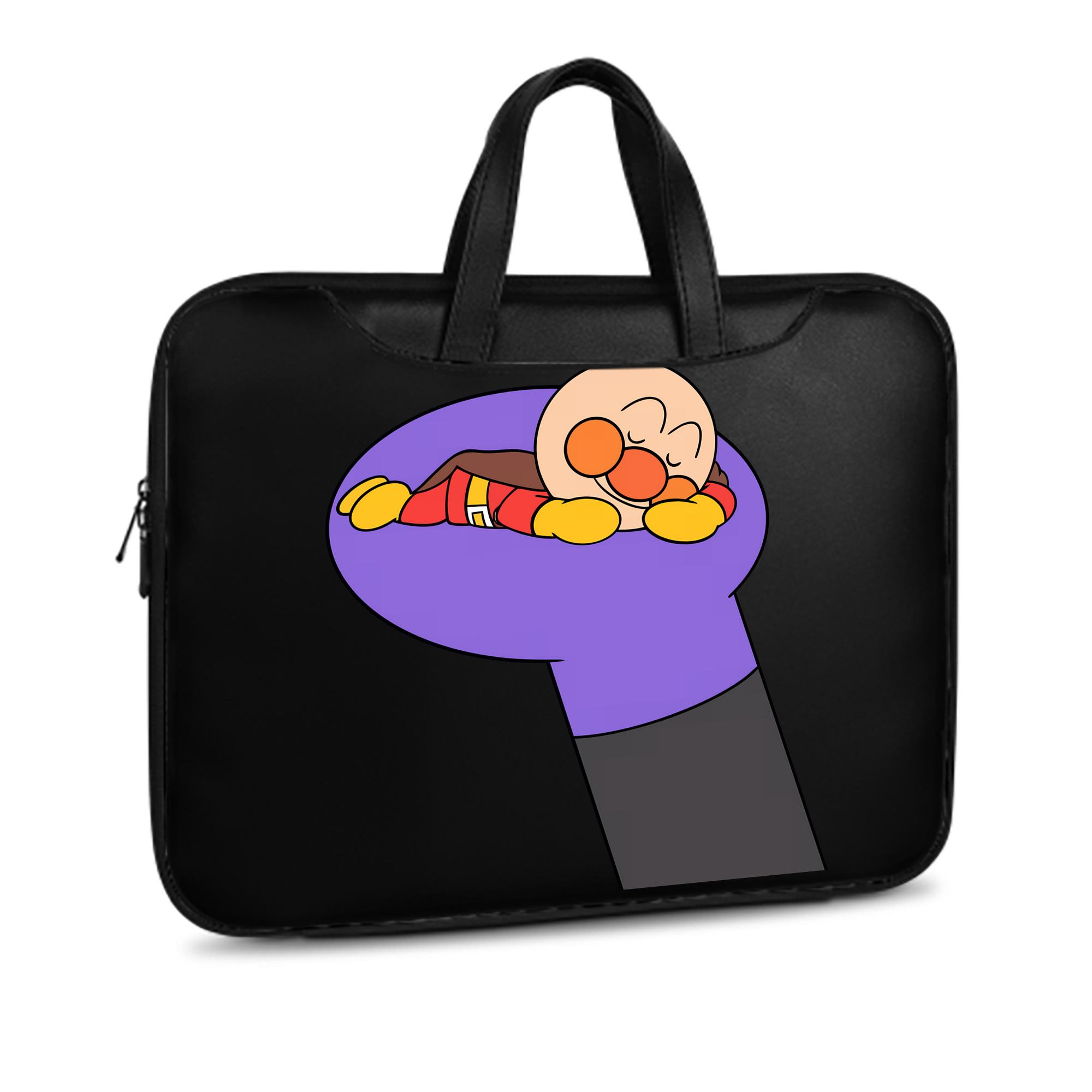 （画像用） アンパンマン Anpanman レザーラップトップバッグ　ノートパソコンケース