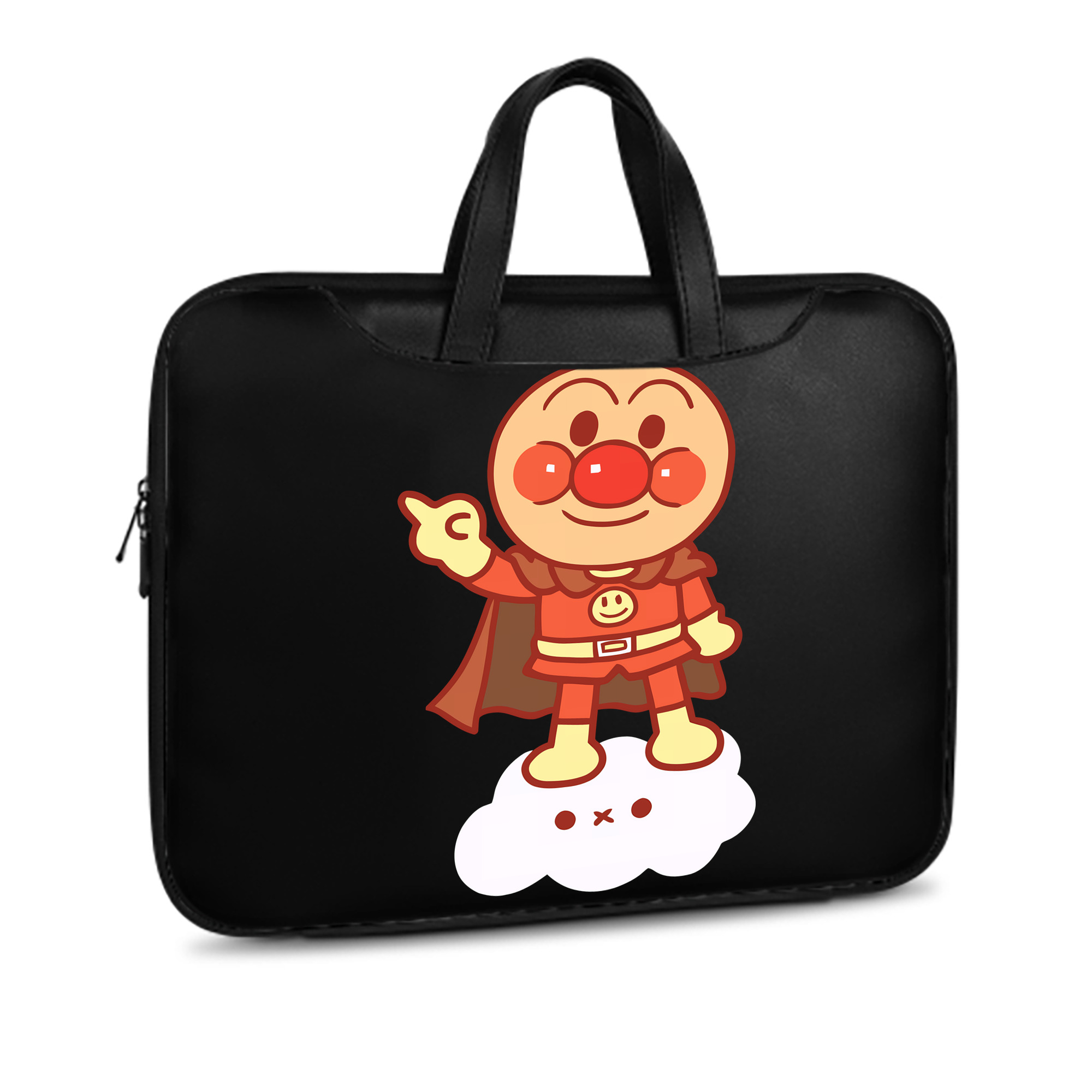 （画像用） アンパンマン Anpanman レザーラップトップバッグ　ノートパソコンケース