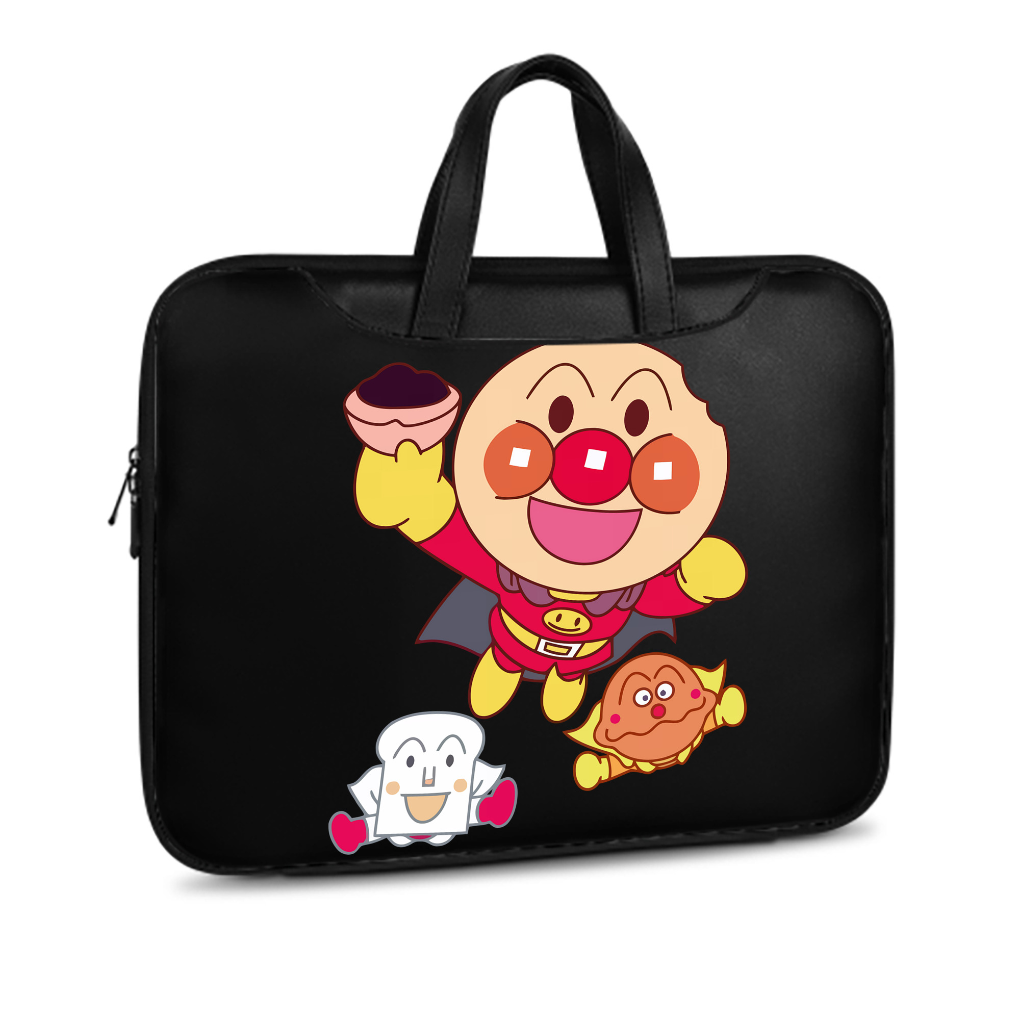 （画像用） アンパンマン Anpanman レザーラップトップバッグ　ノートパソコンケース