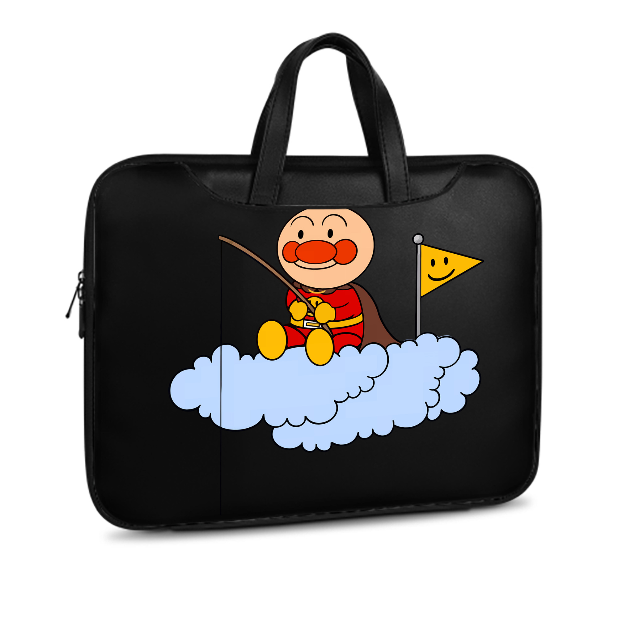（画像用） アンパンマン Anpanman レザーラップトップバッグ　ノートパソコンケース