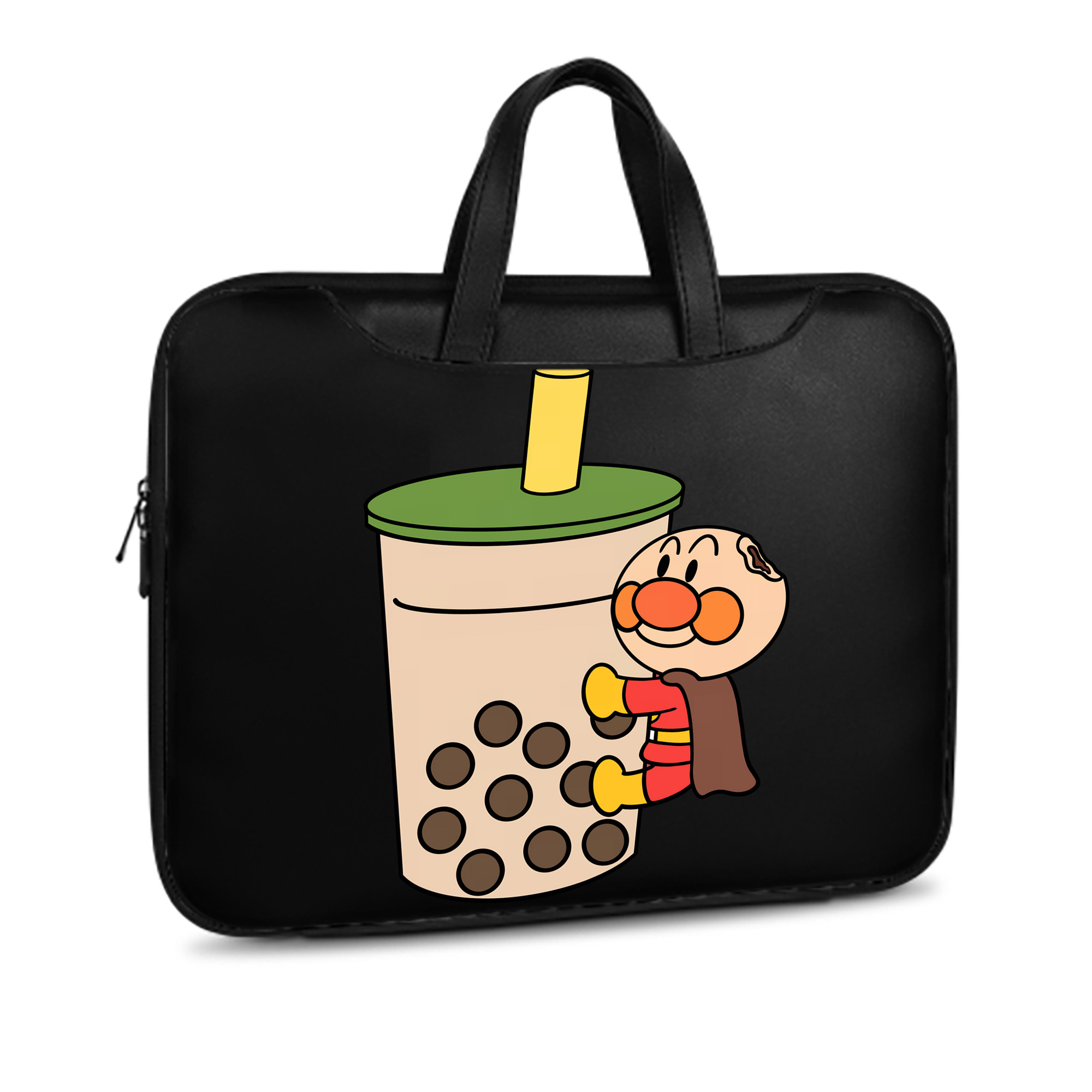 （画像用） アンパンマン Anpanman レザーラップトップバッグ　ノートパソコンケース