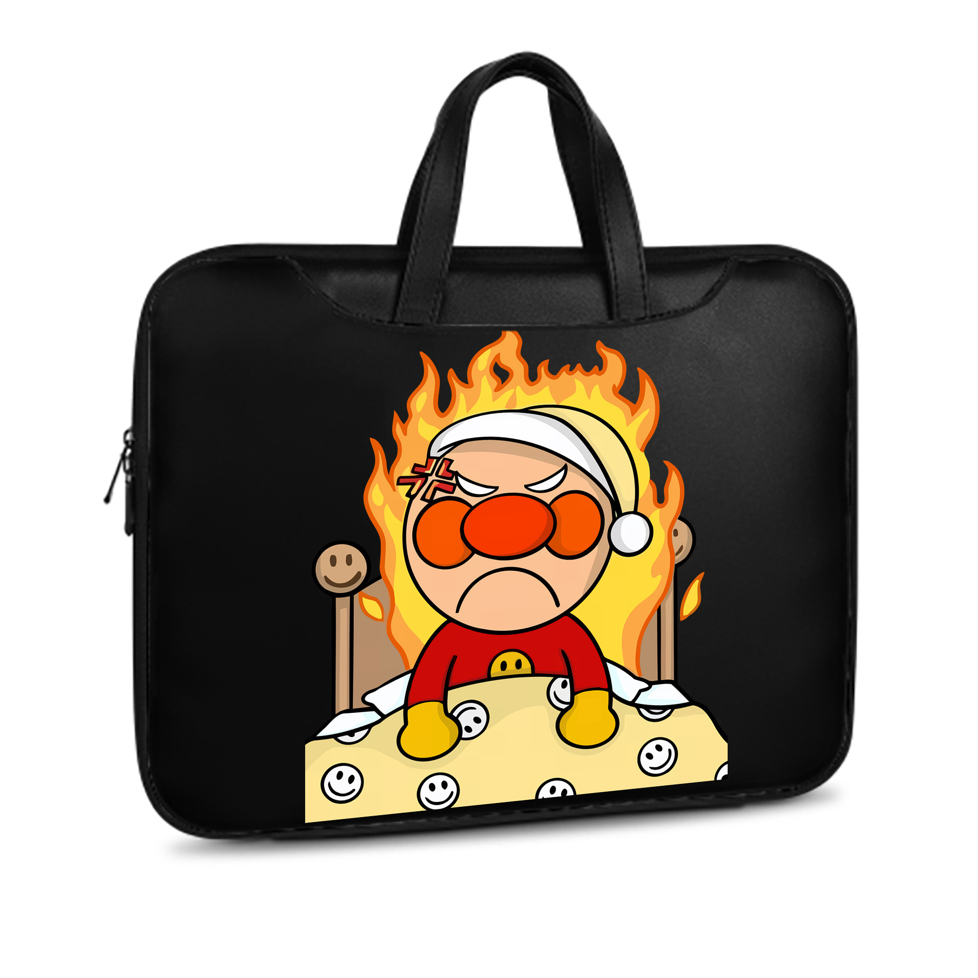 （画像用） アンパンマン Anpanman レザーラップトップバッグ　ノートパソコンケース