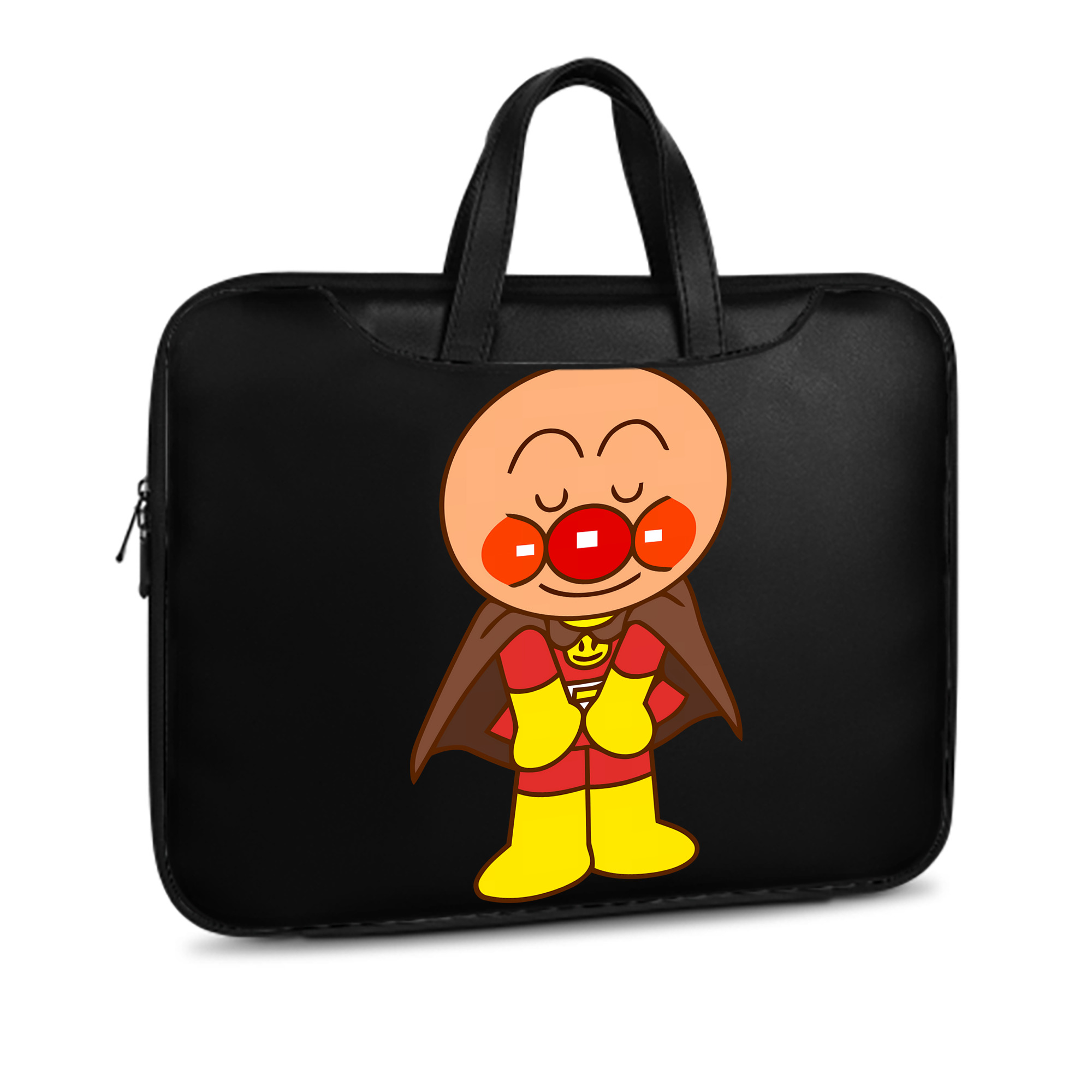 （画像用） アンパンマン Anpanman レザーラップトップバッグ　ノートパソコンケース