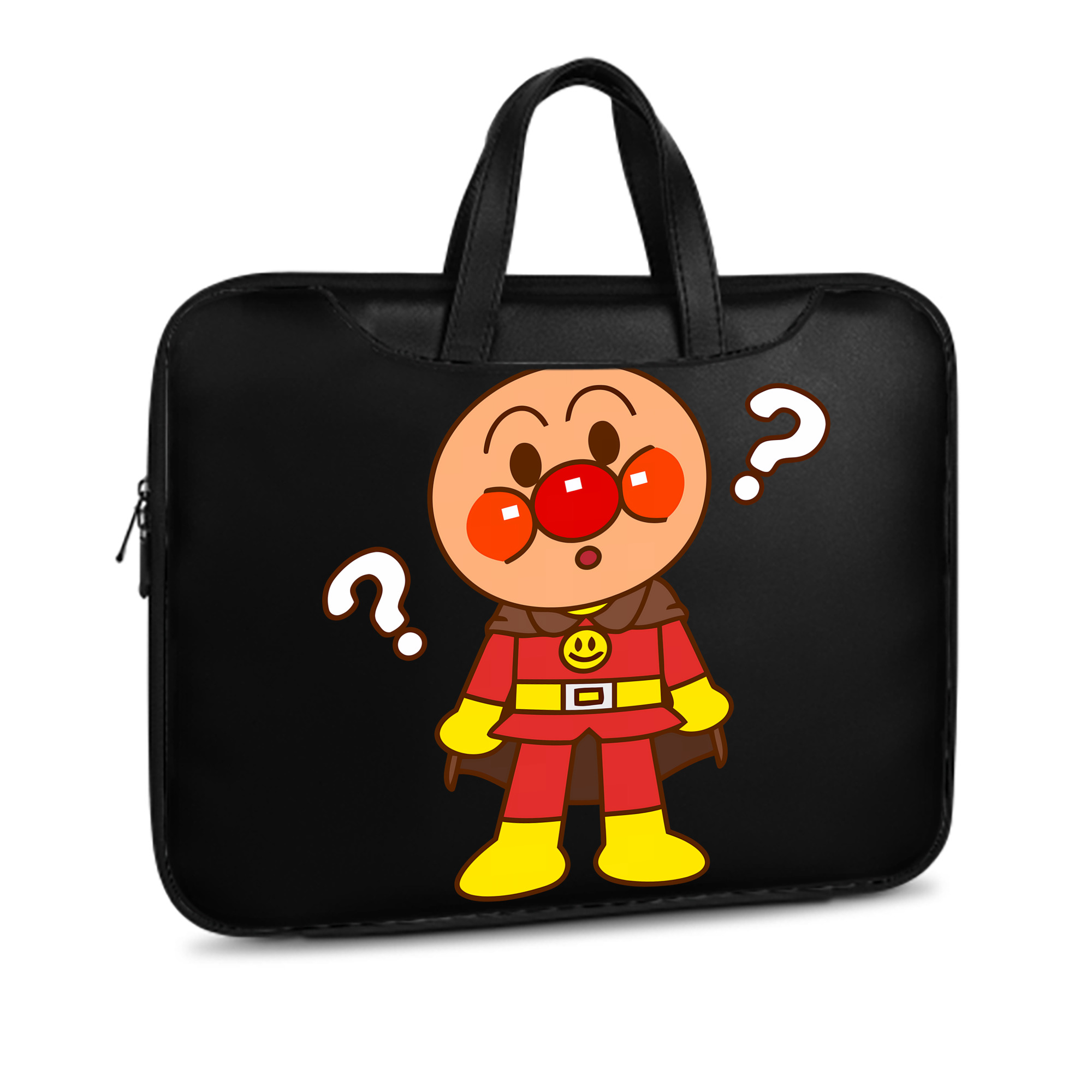 （画像用） アンパンマン Anpanman レザーラップトップバッグ　ノートパソコンケース