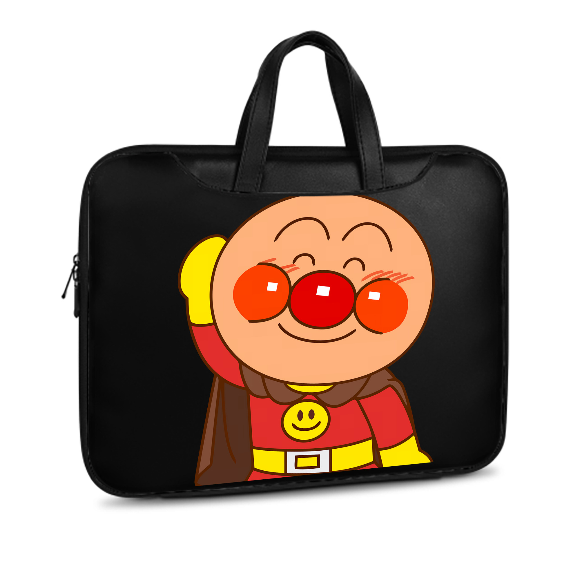 （画像用） アンパンマン Anpanman レザーラップトップバッグ　ノートパソコンケース