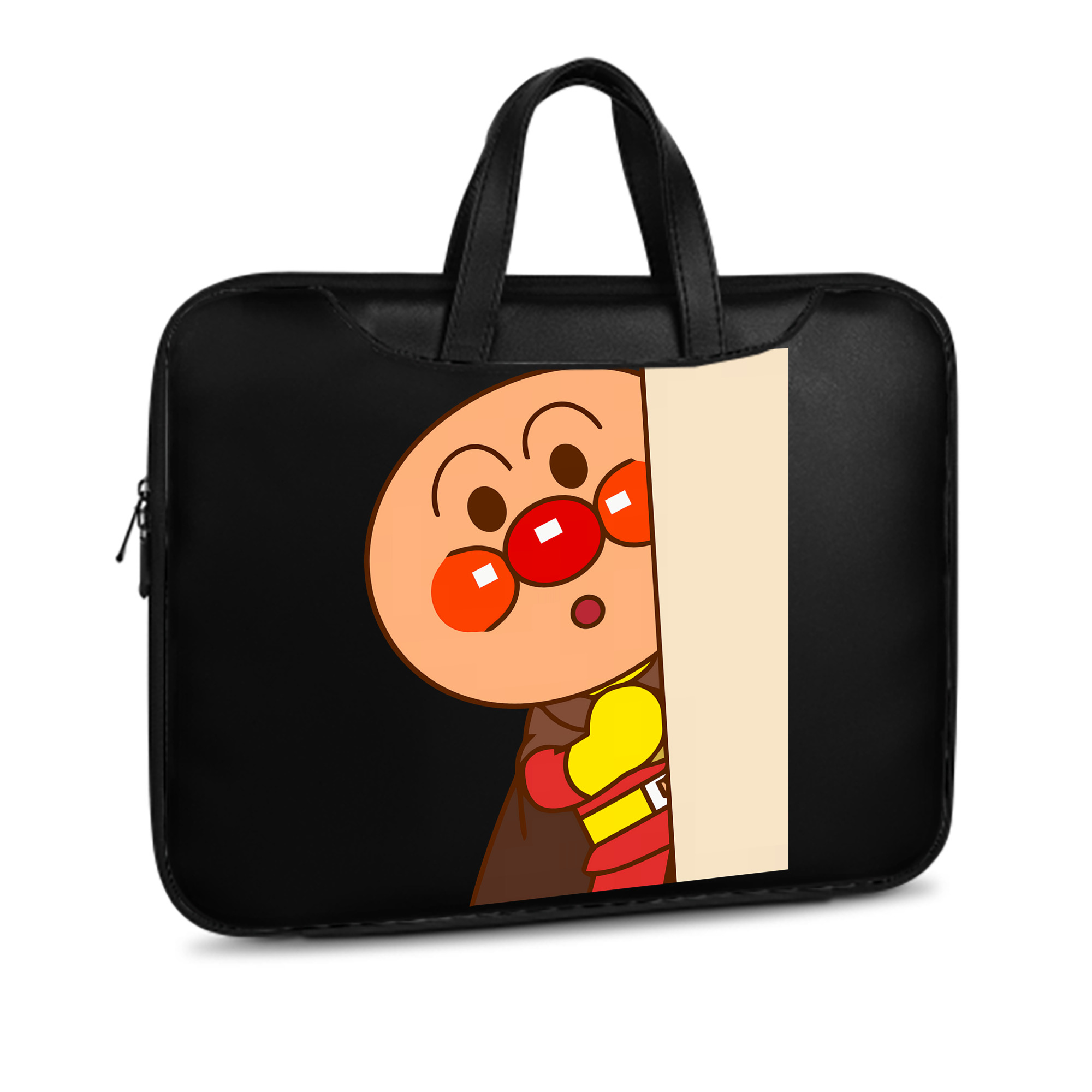 （画像用） アンパンマン Anpanman レザーラップトップバッグ　ノートパソコンケース