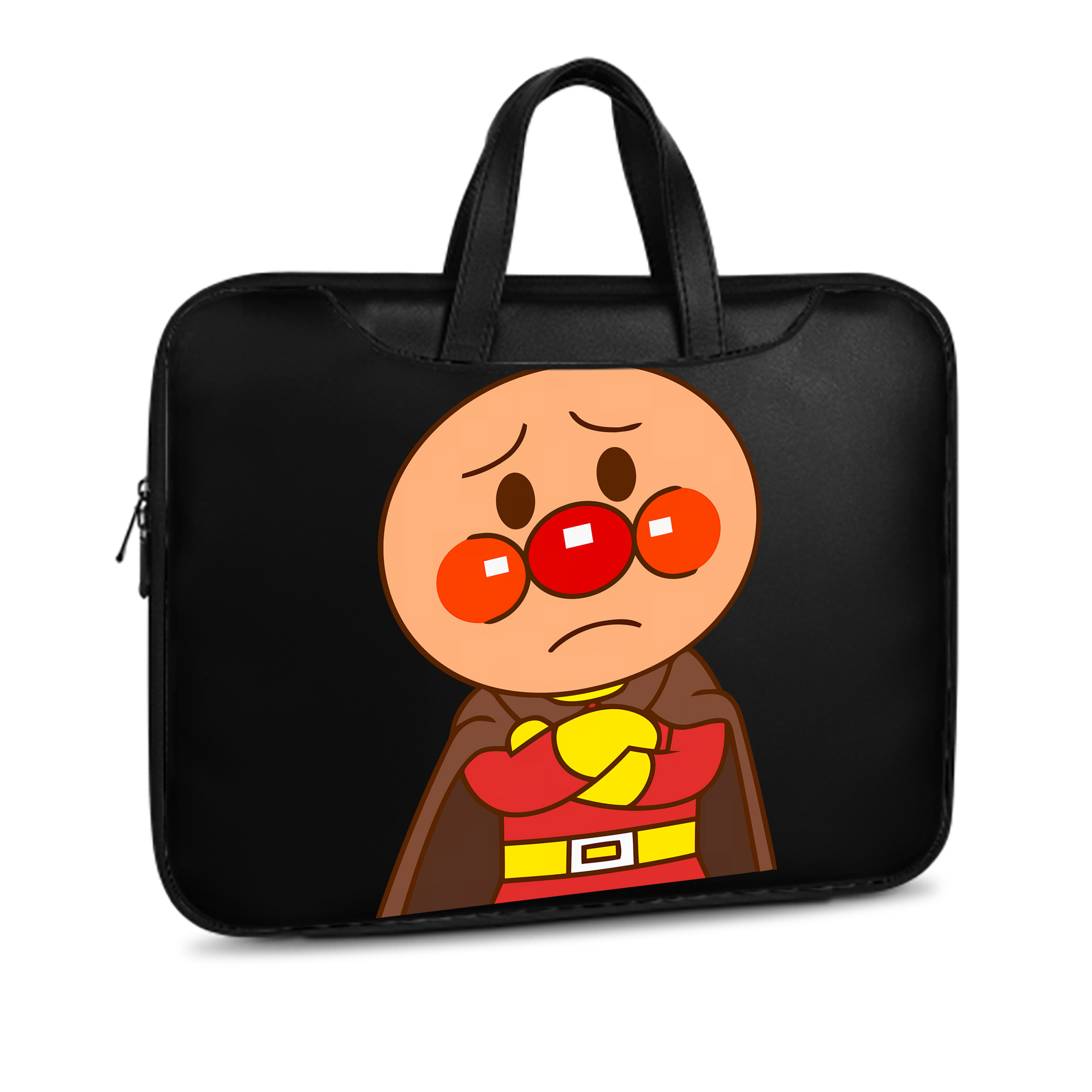 （画像用） アンパンマン Anpanman レザーラップトップバッグ　ノートパソコンケース
