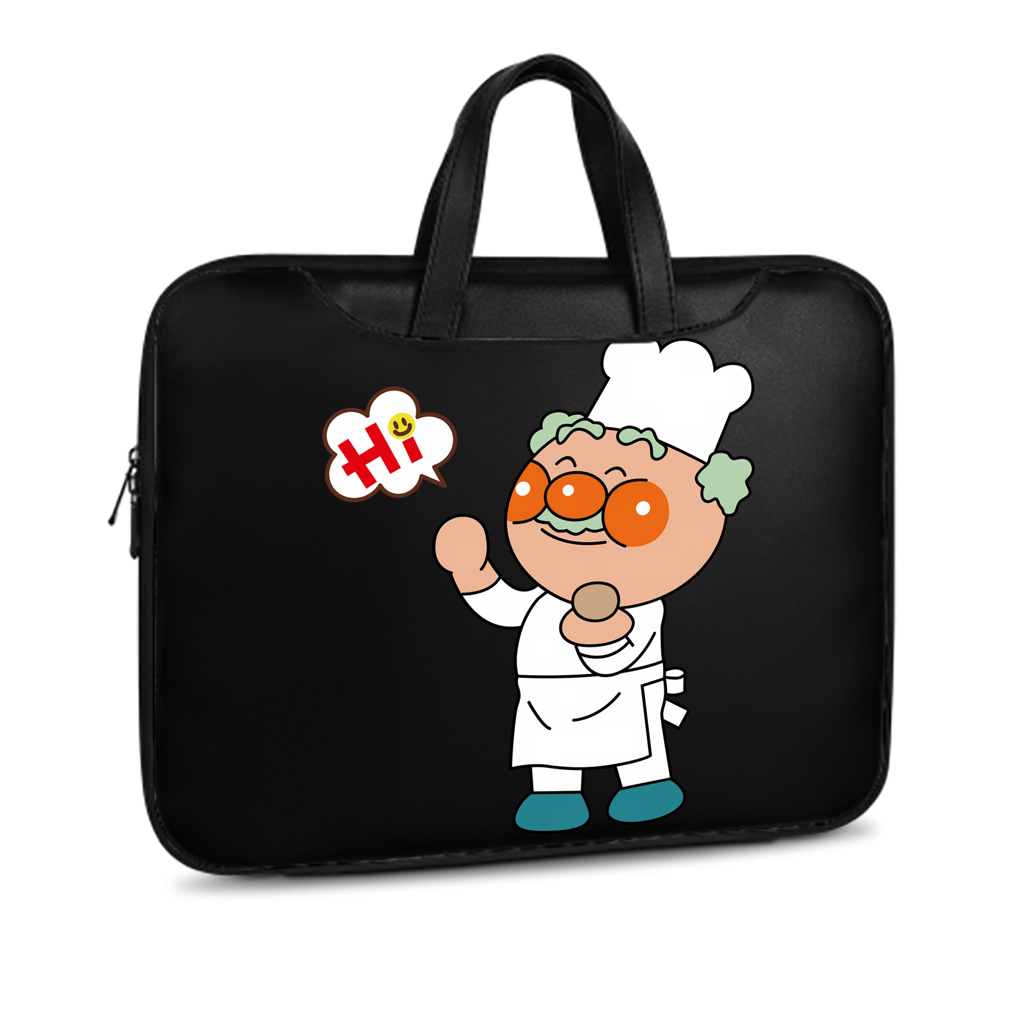 （画像用） アンパンマン Anpanman レザーラップトップバッグ　ノートパソコンケース