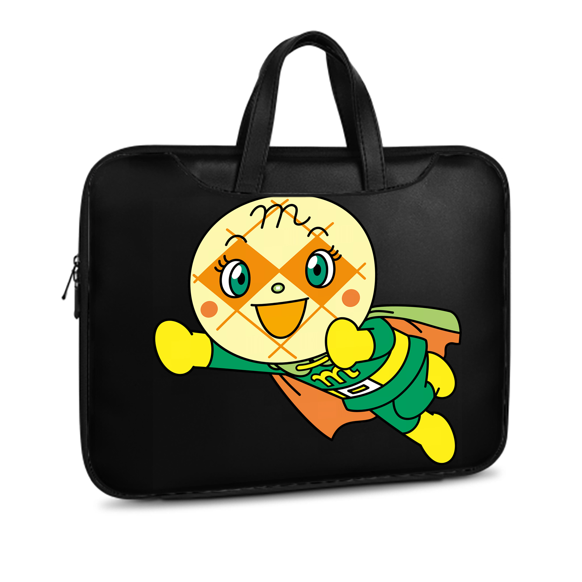 （画像用） アンパンマン Anpanman レザーラップトップバッグ　ノートパソコンケース