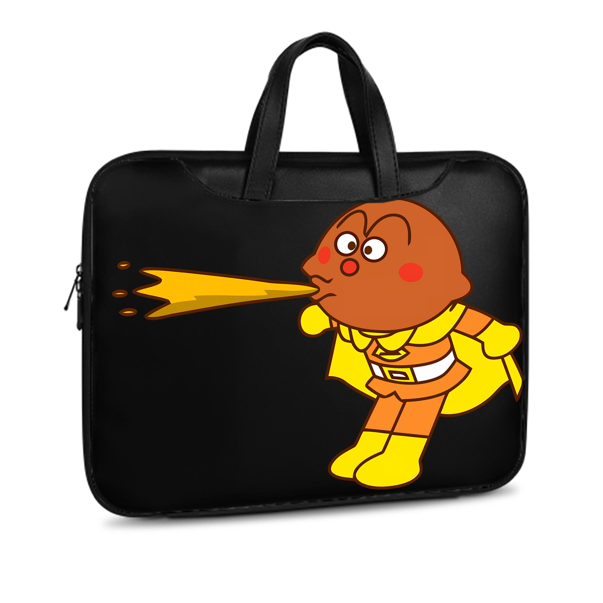 （画像用） アンパンマン Anpanman レザーラップトップバッグ　ノートパソコンケース