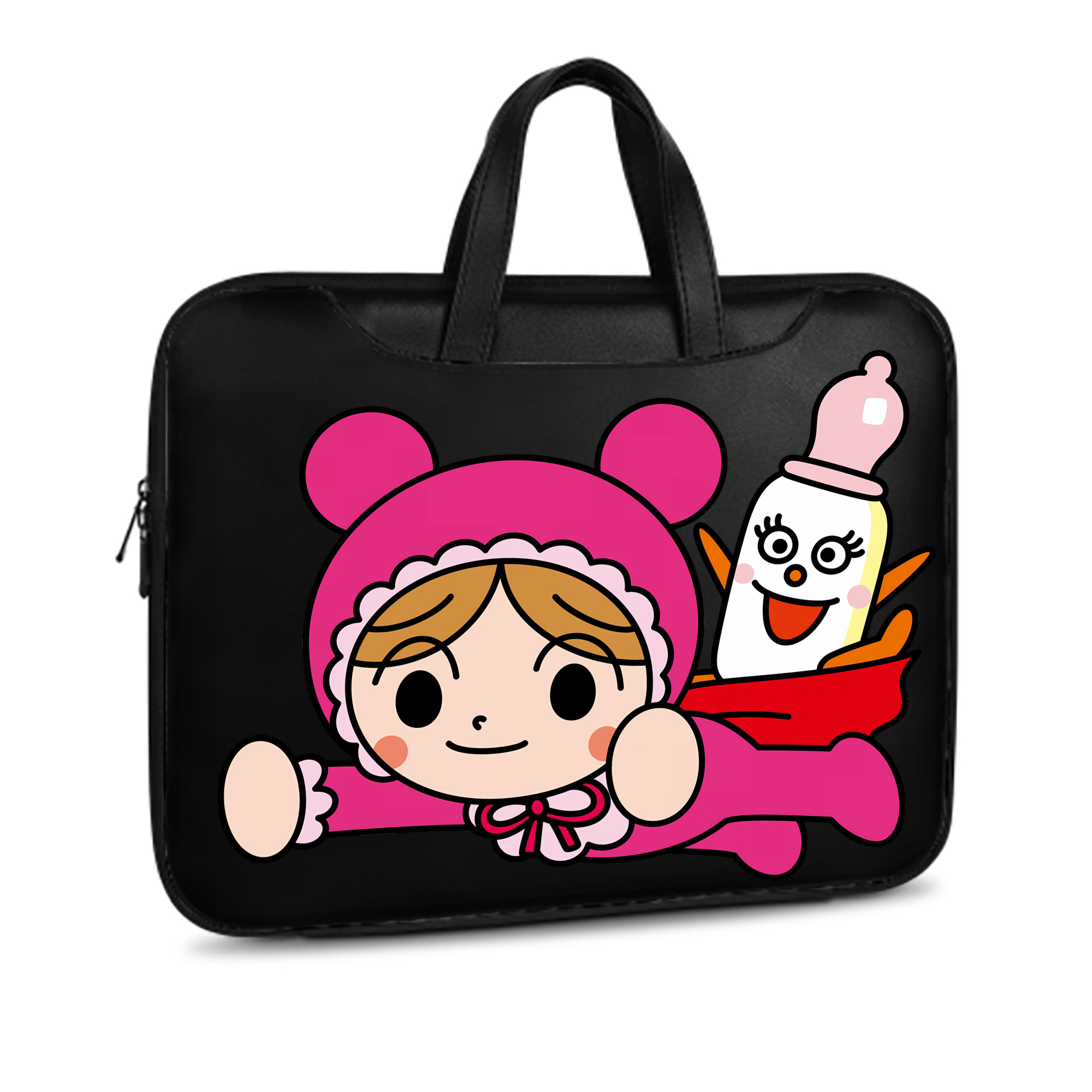 （画像用） アンパンマン Anpanman レザーラップトップバッグ　ノートパソコンケース