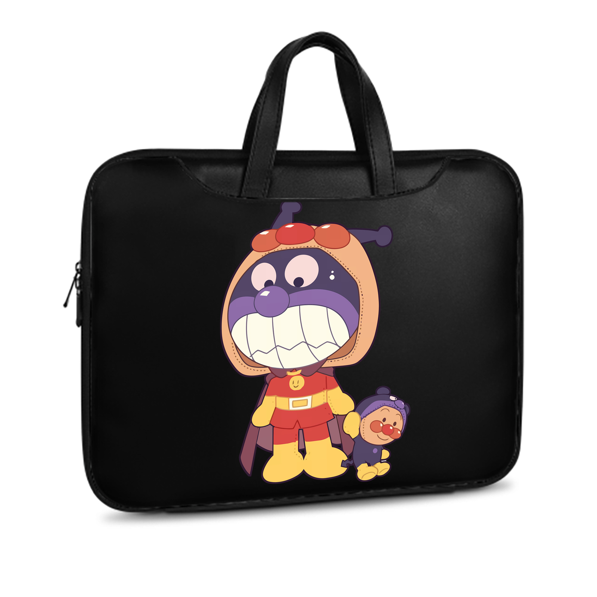 （画像用） アンパンマン Anpanman レザーラップトップバッグ　ノートパソコンケース